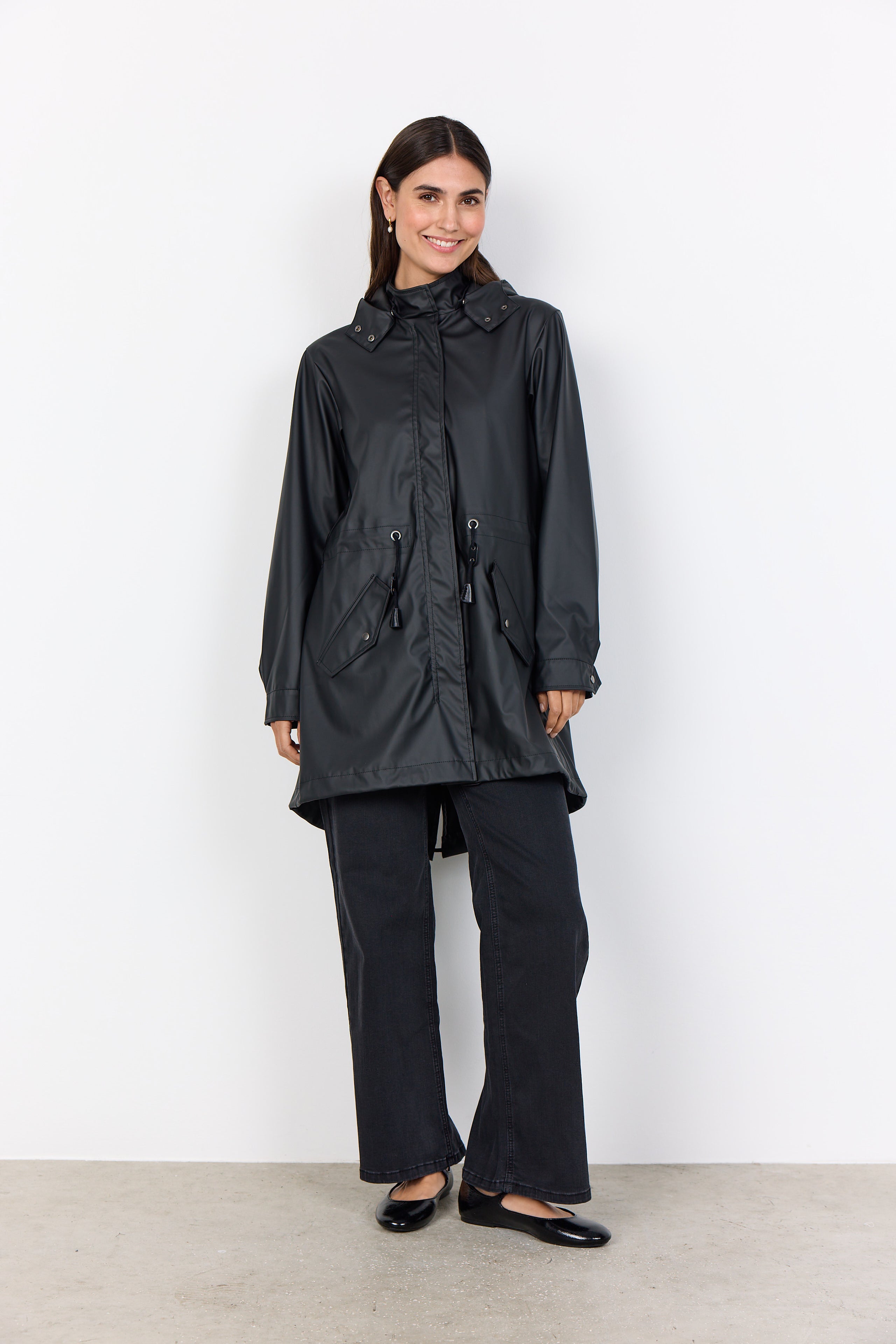 Alexa Waterproof Parka - Black