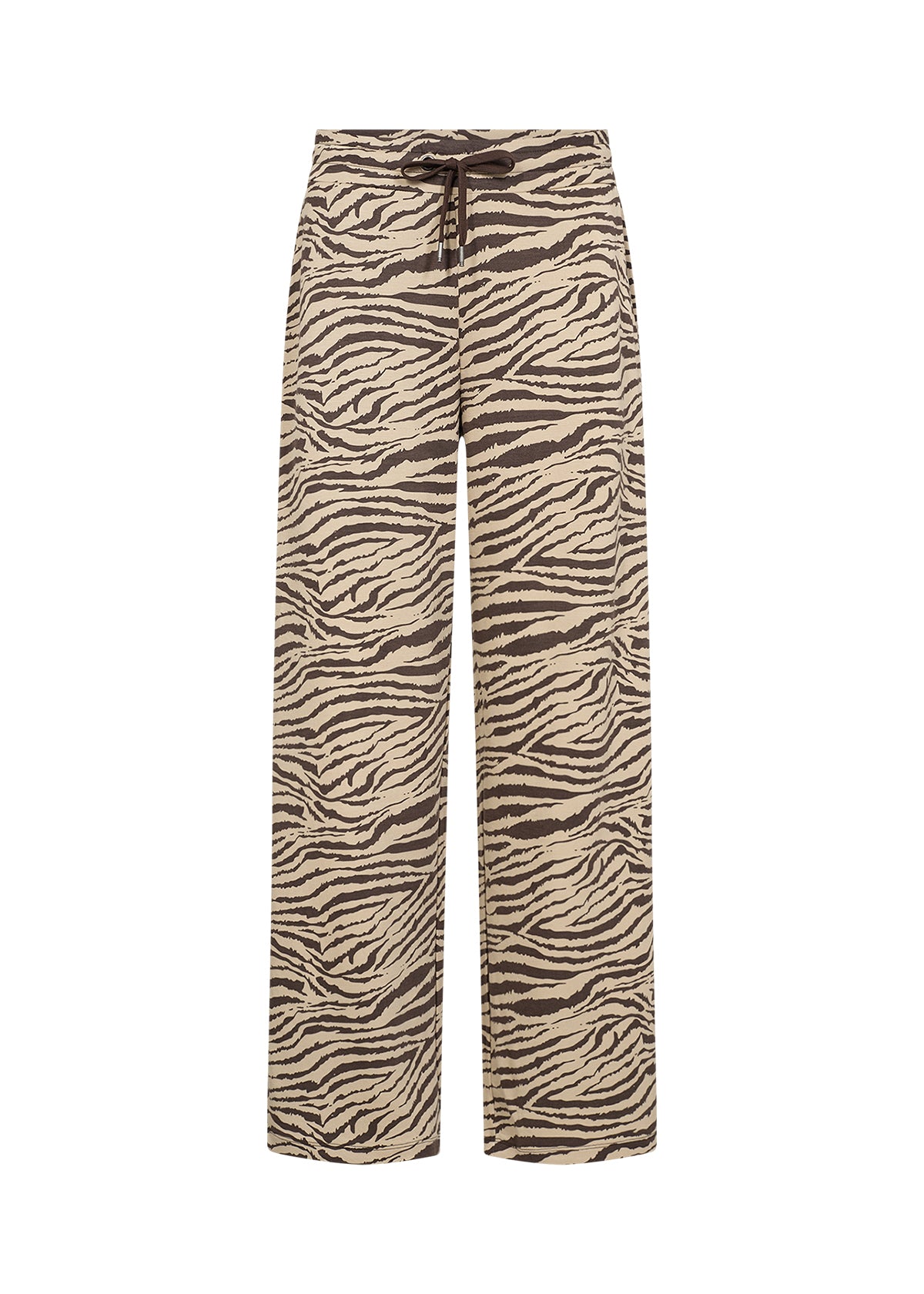 Salome Zebra Trousers | Chocolate