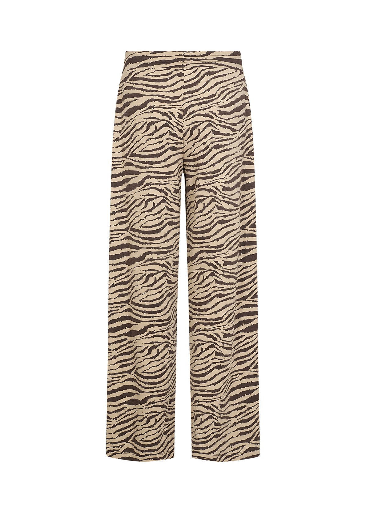 Salome Zebra Trousers | Chocolate