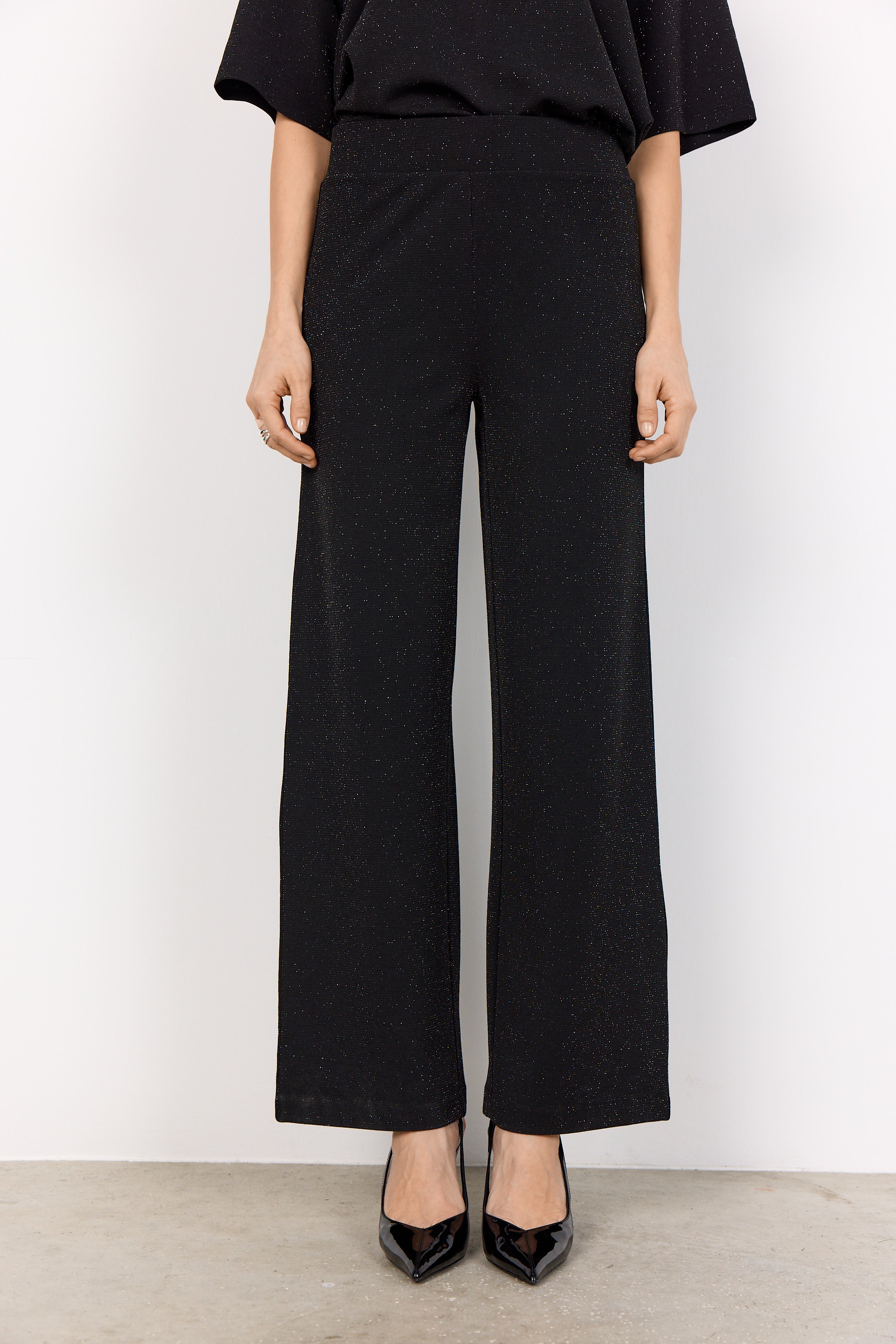 Andine Sparkly Trousers - Black