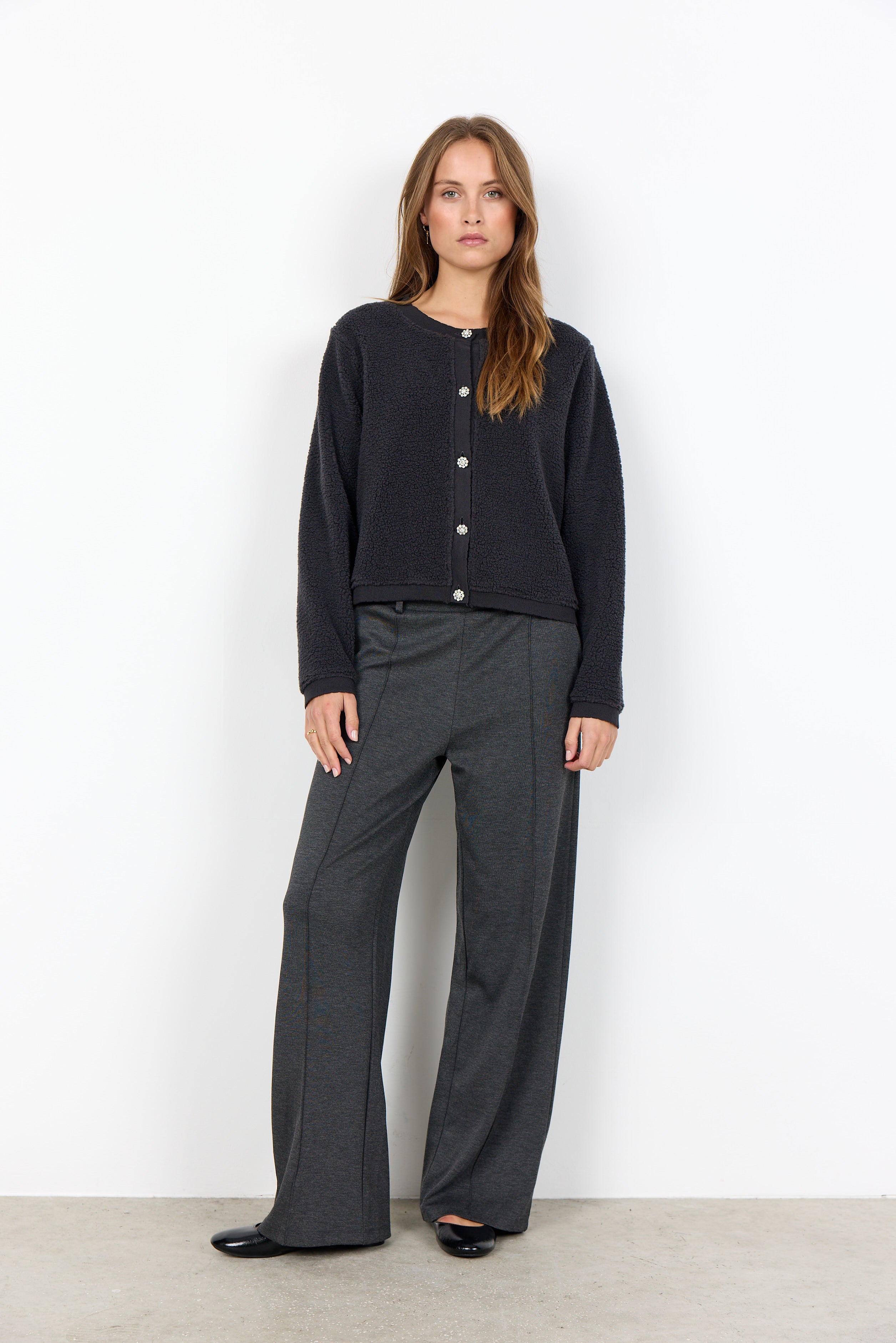 Onyx Textured Jacket - Dark Grey