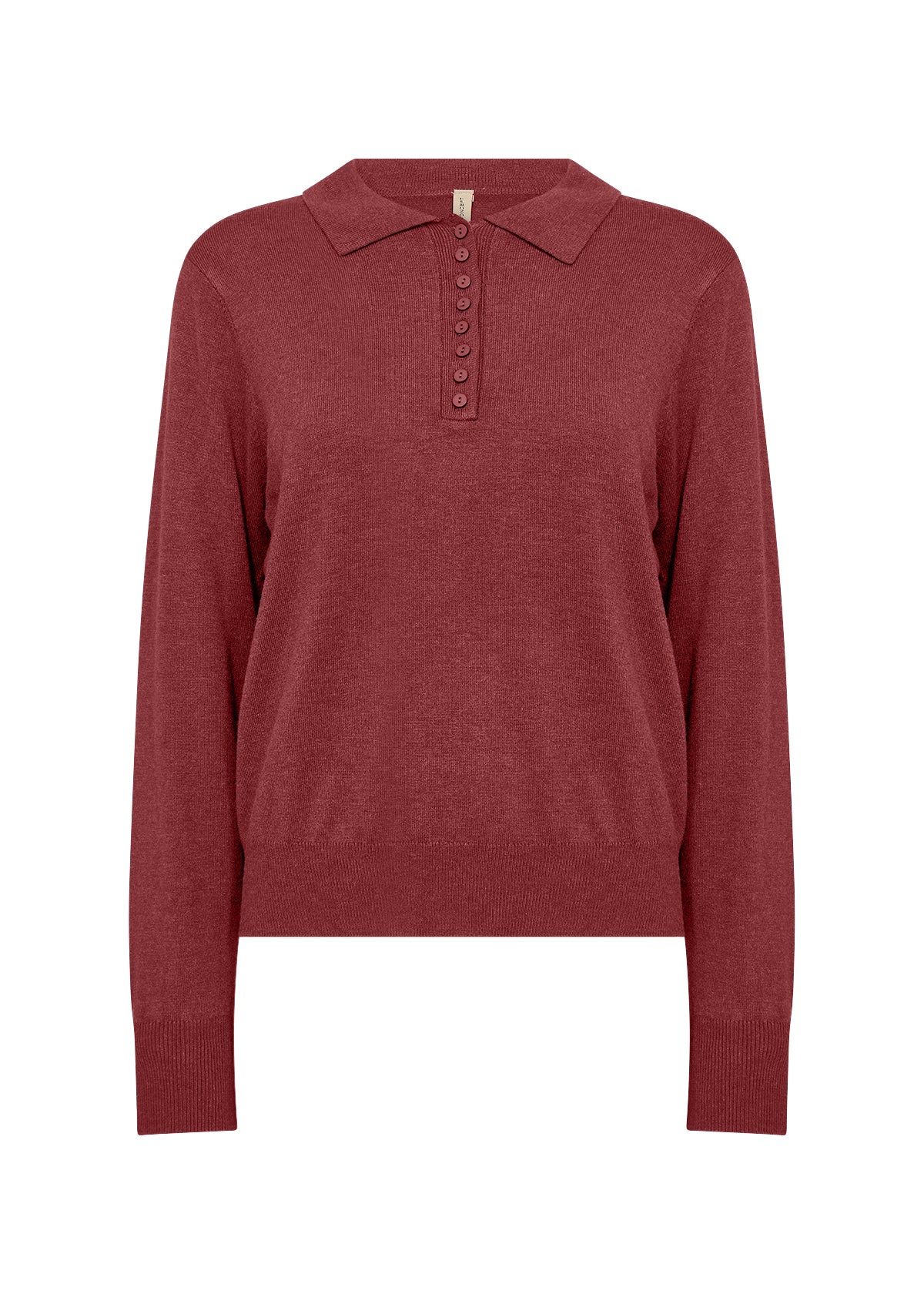 Dollie Button Down Sweater - Burgundy