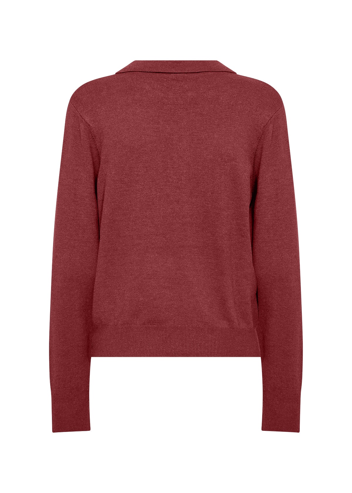 Dollie Button Down Sweater - Burgundy