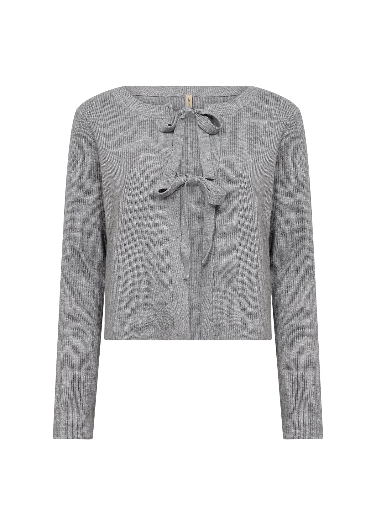 Kanita Bow Cardigan - Grey