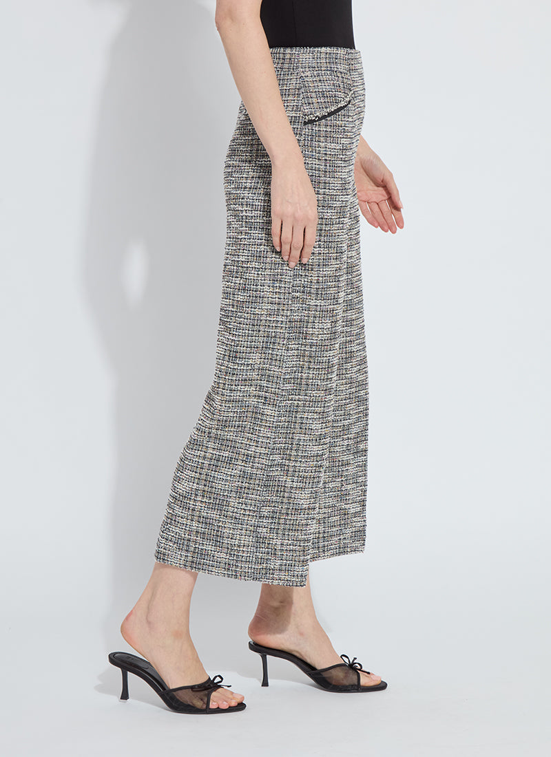 Charlotte Tweed Cropped Trousers - Multi