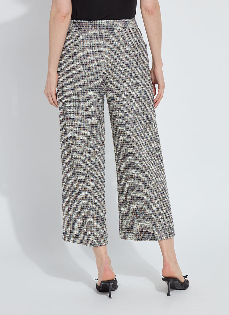 Charlotte Tweed Cropped Trousers - Multi