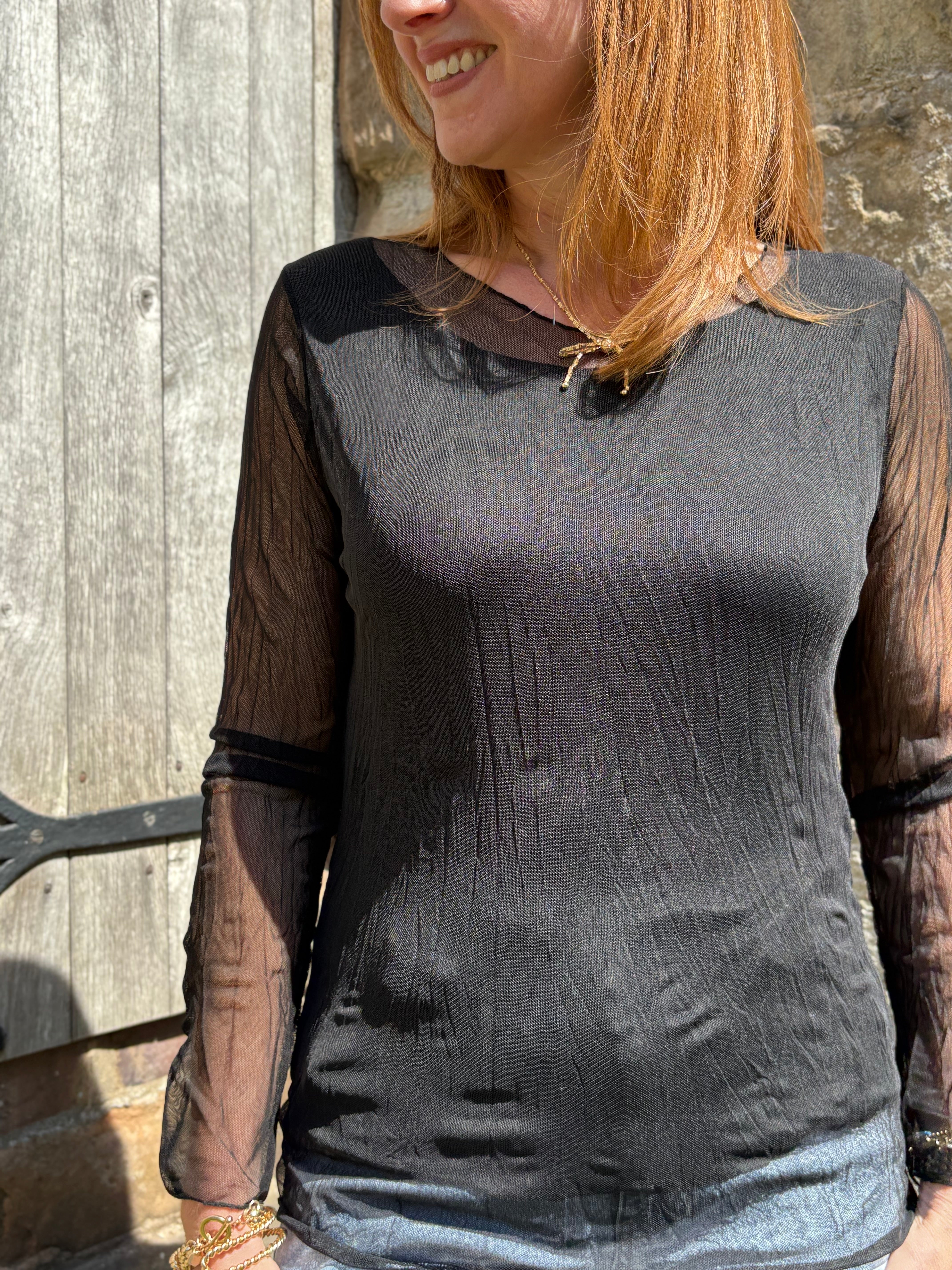 Mesh top - Black