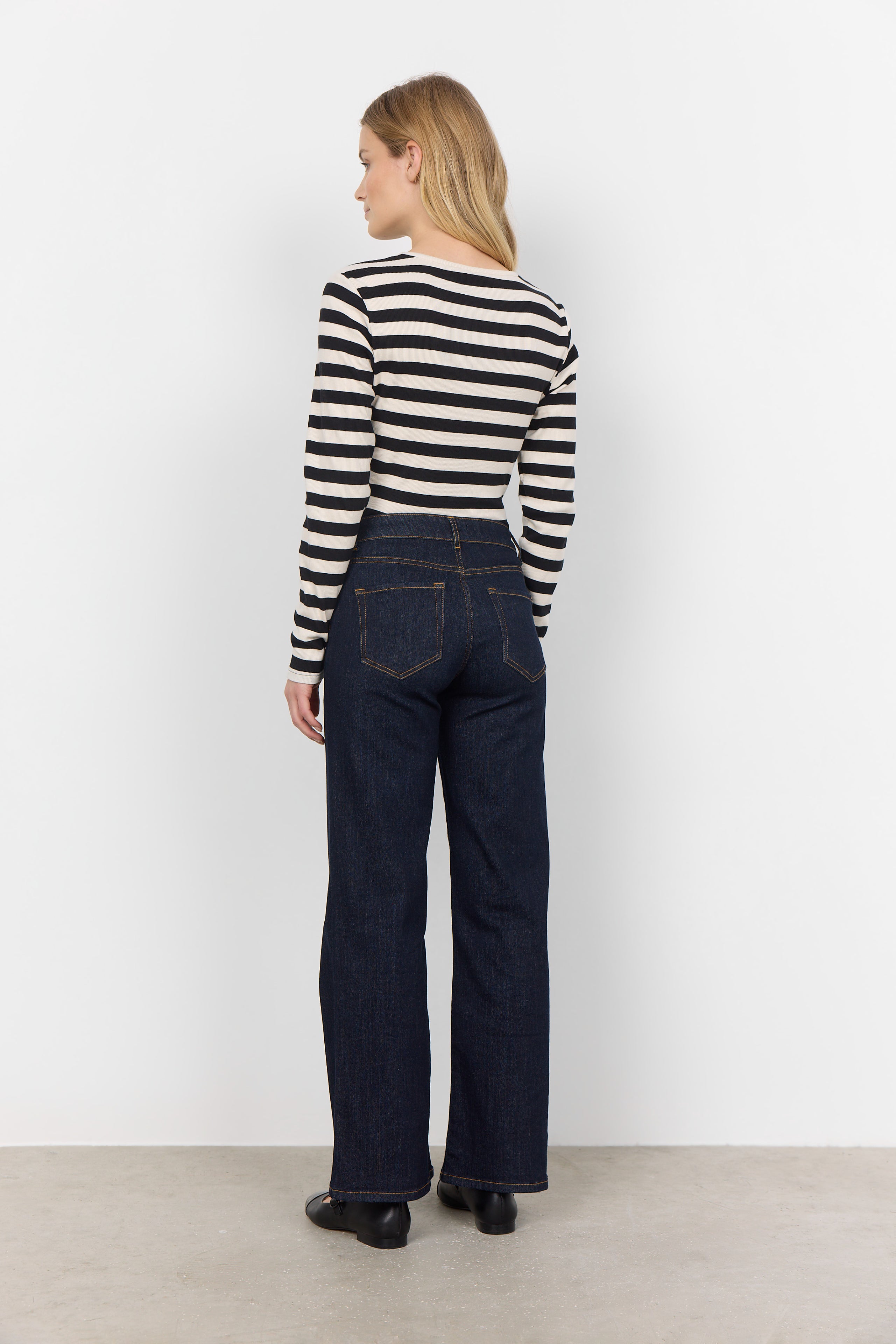 Kimberley Wide Leg Jeans - Raw Blue