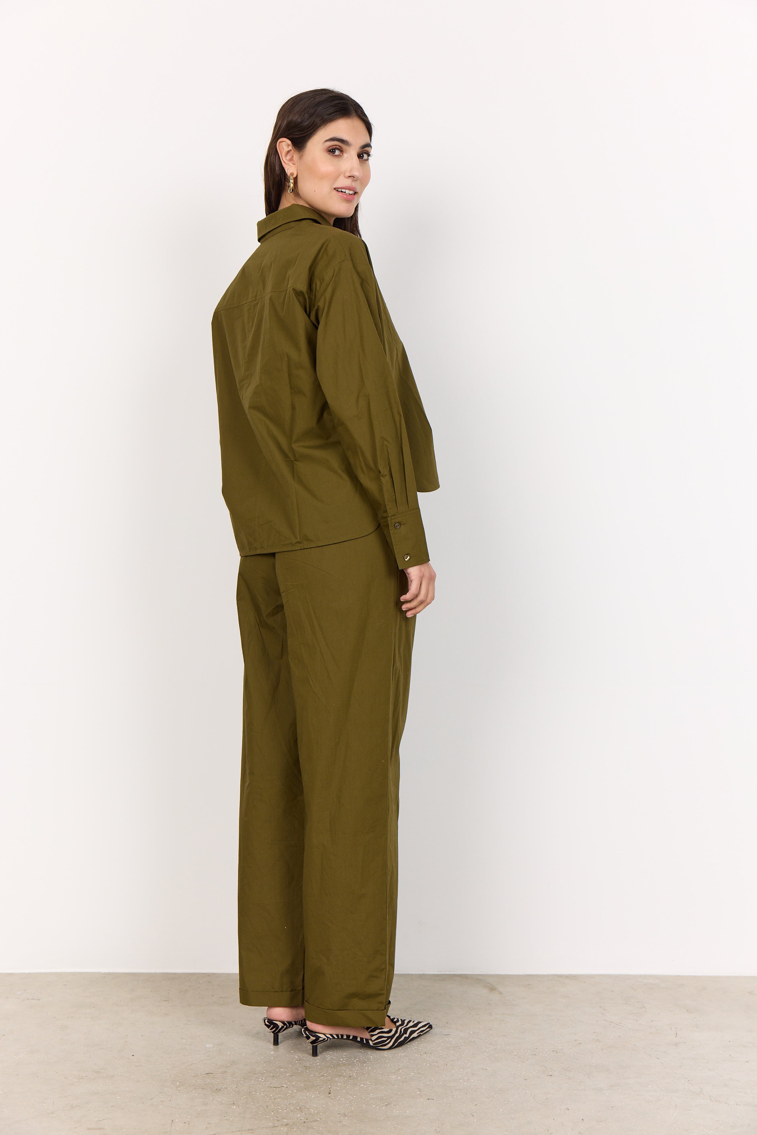 Rachelle Shirt - Dark Olive