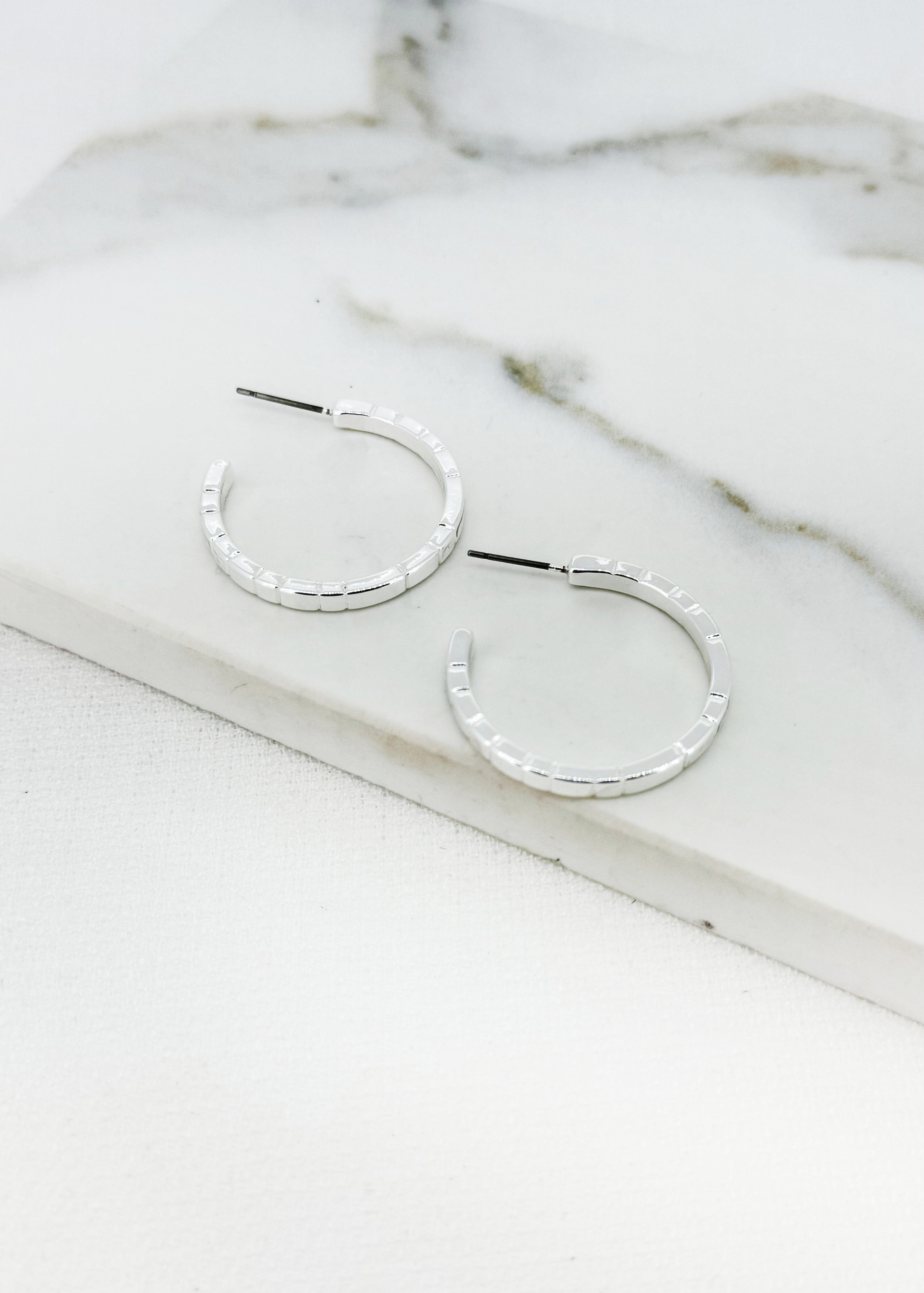 Hoop Earring - Silver