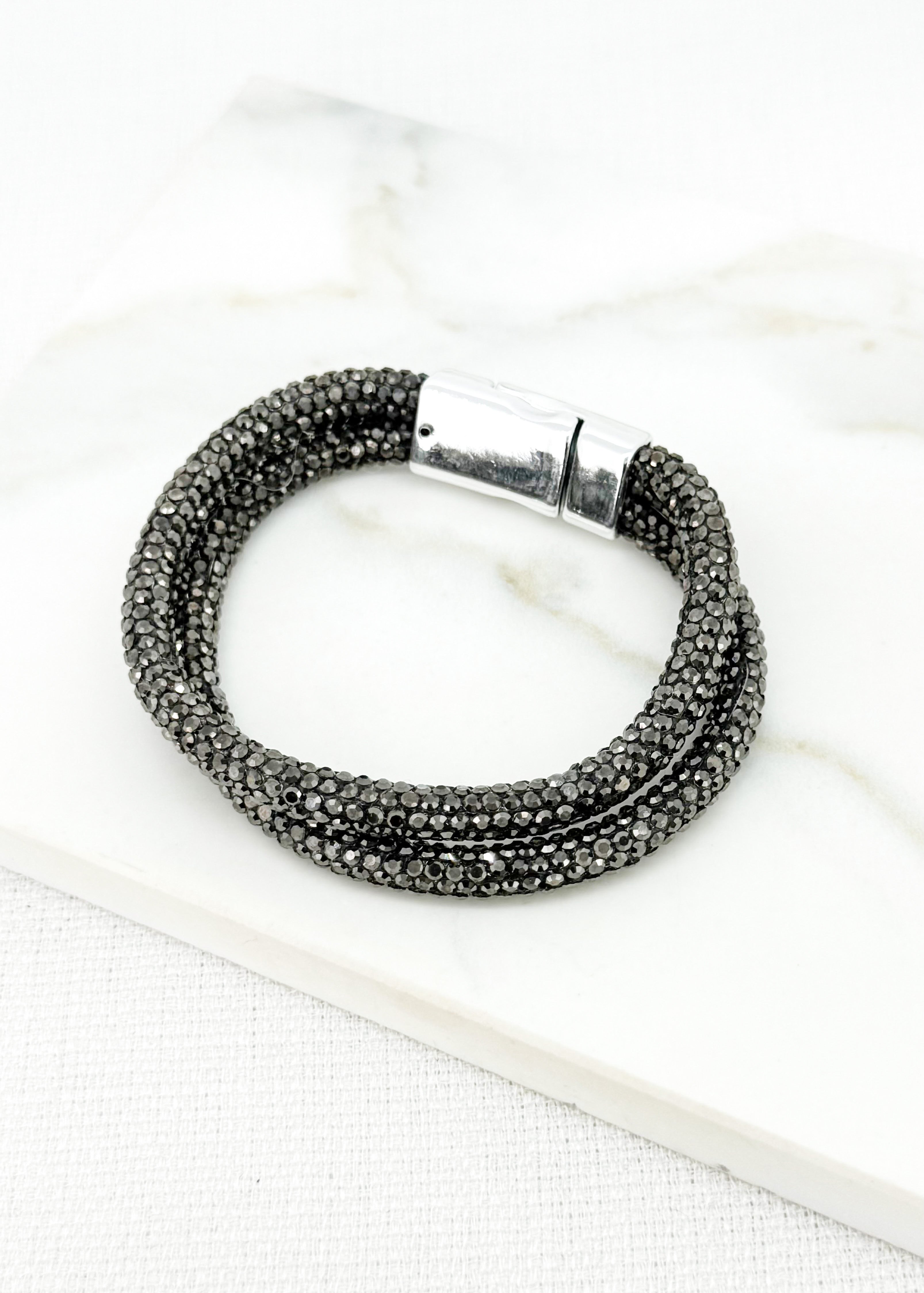 Double Sparkle Bracelet - Black