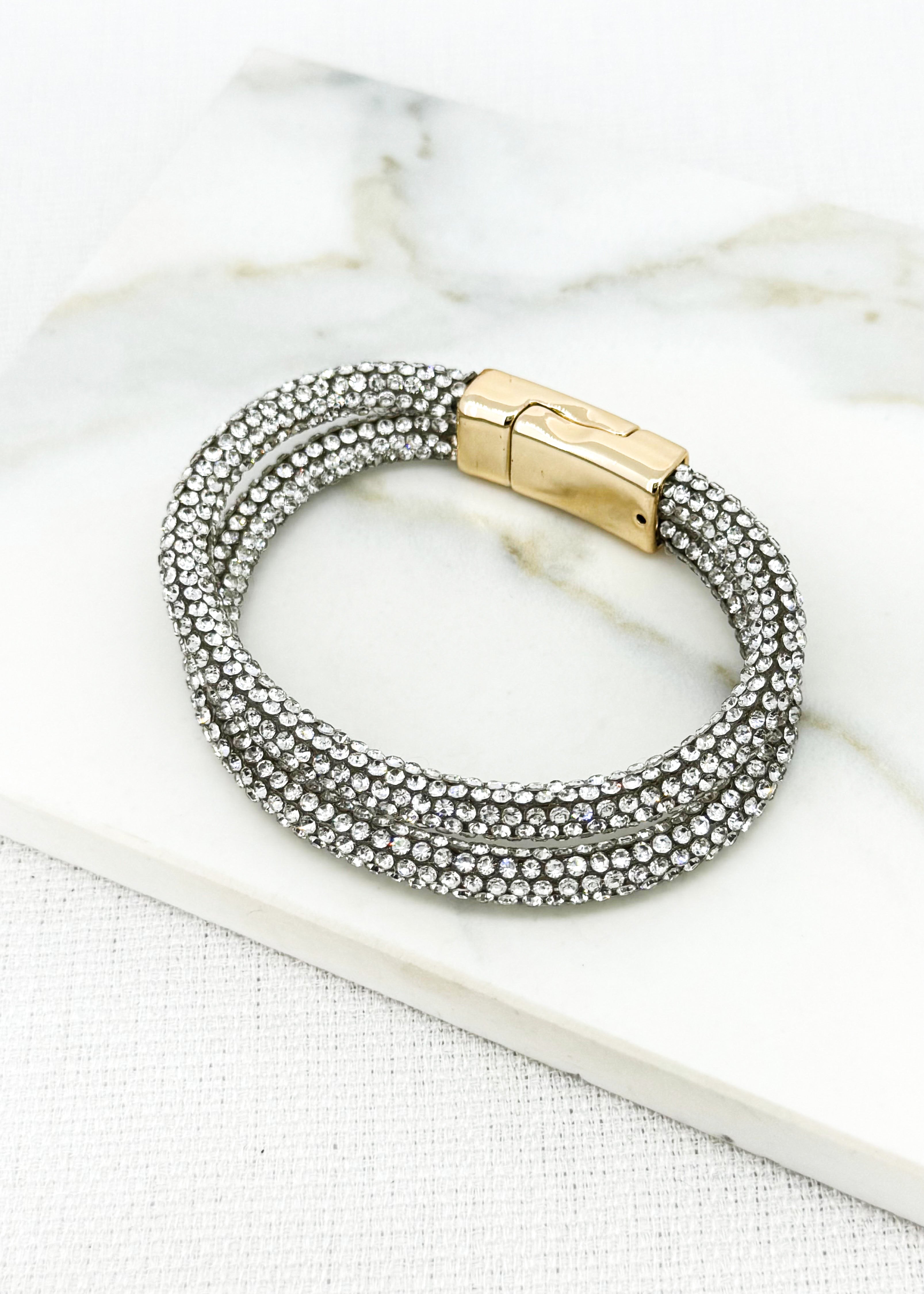 Double Sparkle Bracelet - Silver