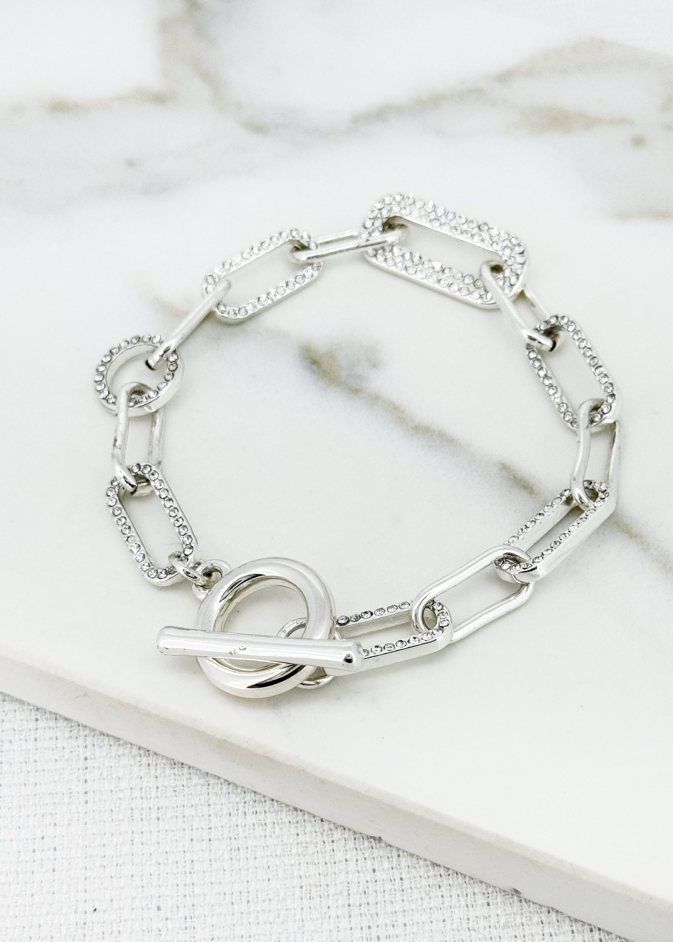 Large Link Bracelet - Silver