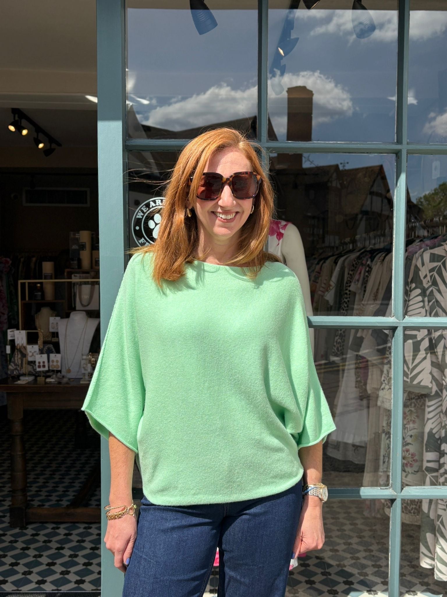 Batwing Jumper - Mint