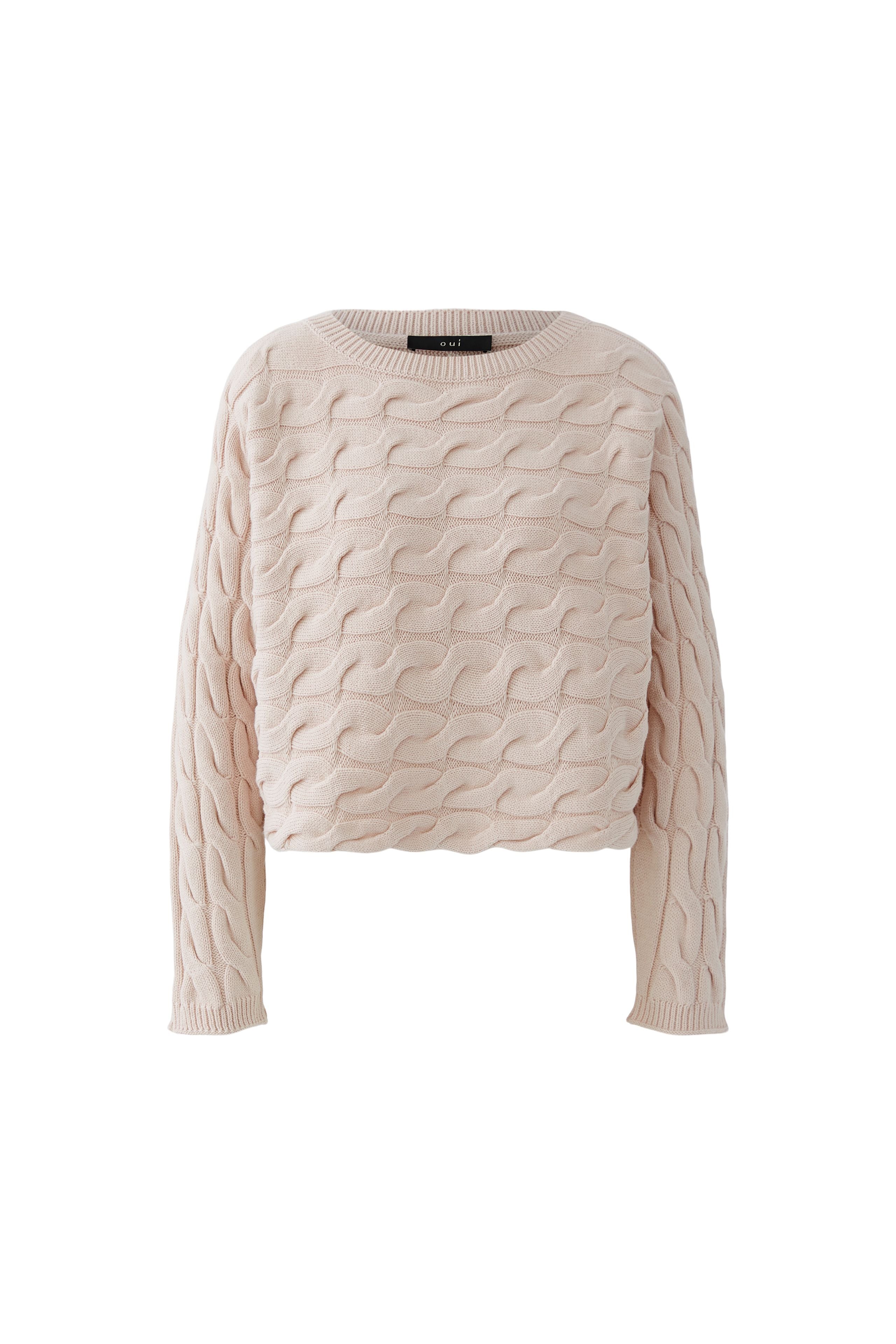 Sirah Cable Knit Jumper - Sepia Rose
