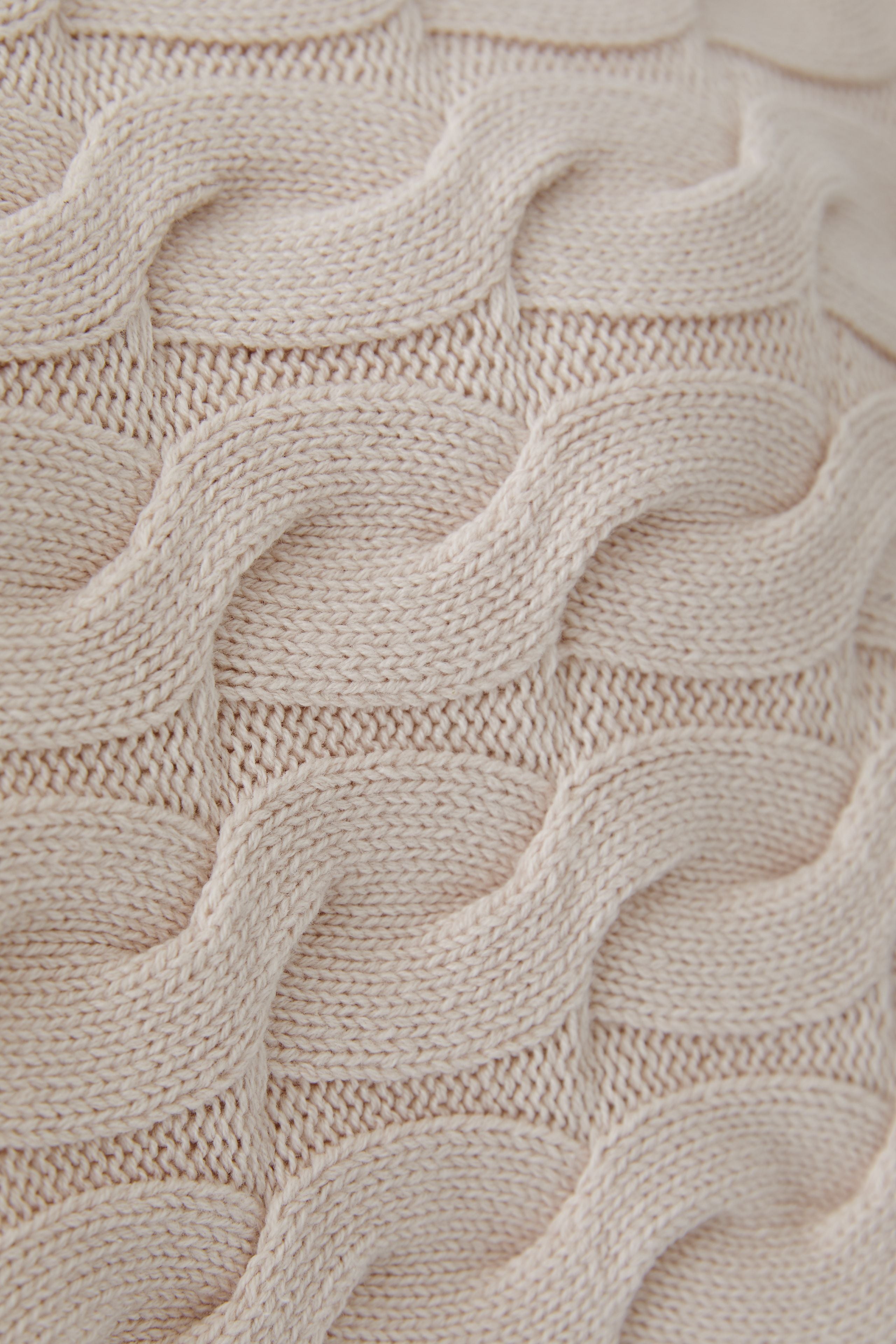 Sirah Cable Knit Jumper - Sepia Rose
