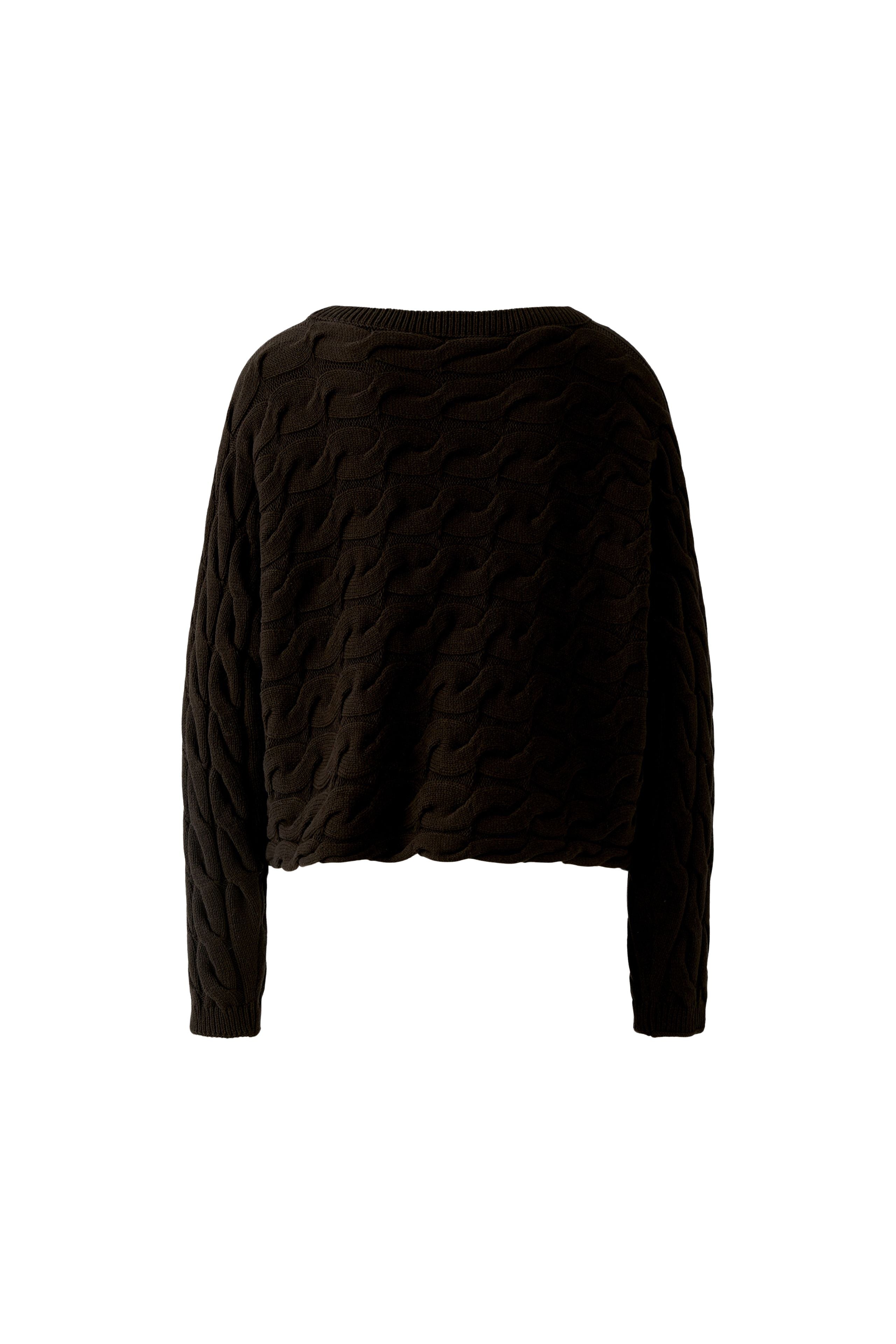 Sirah Cable Knit Jumper - Chocolate