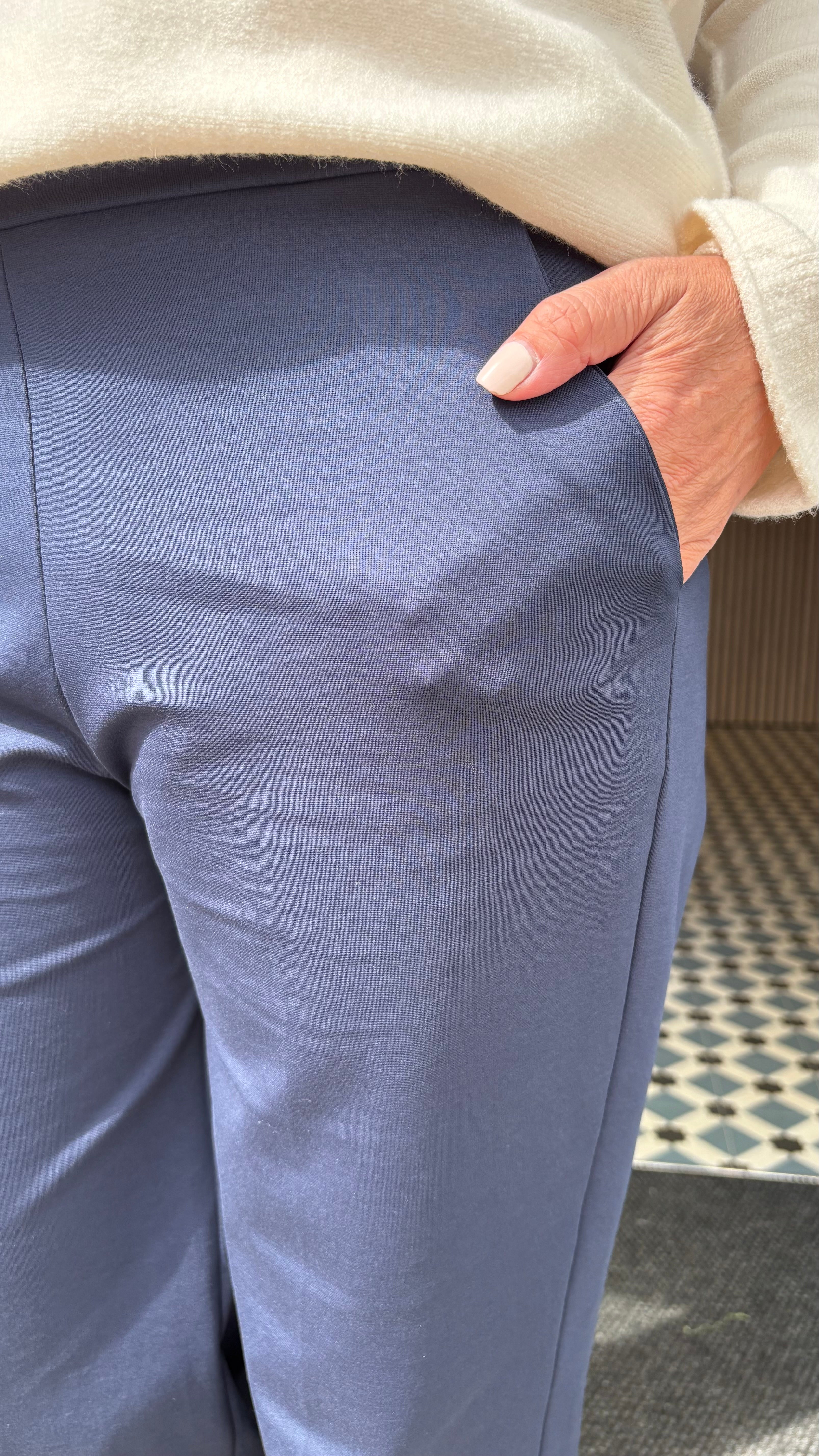 Pull on Trouser - Navy