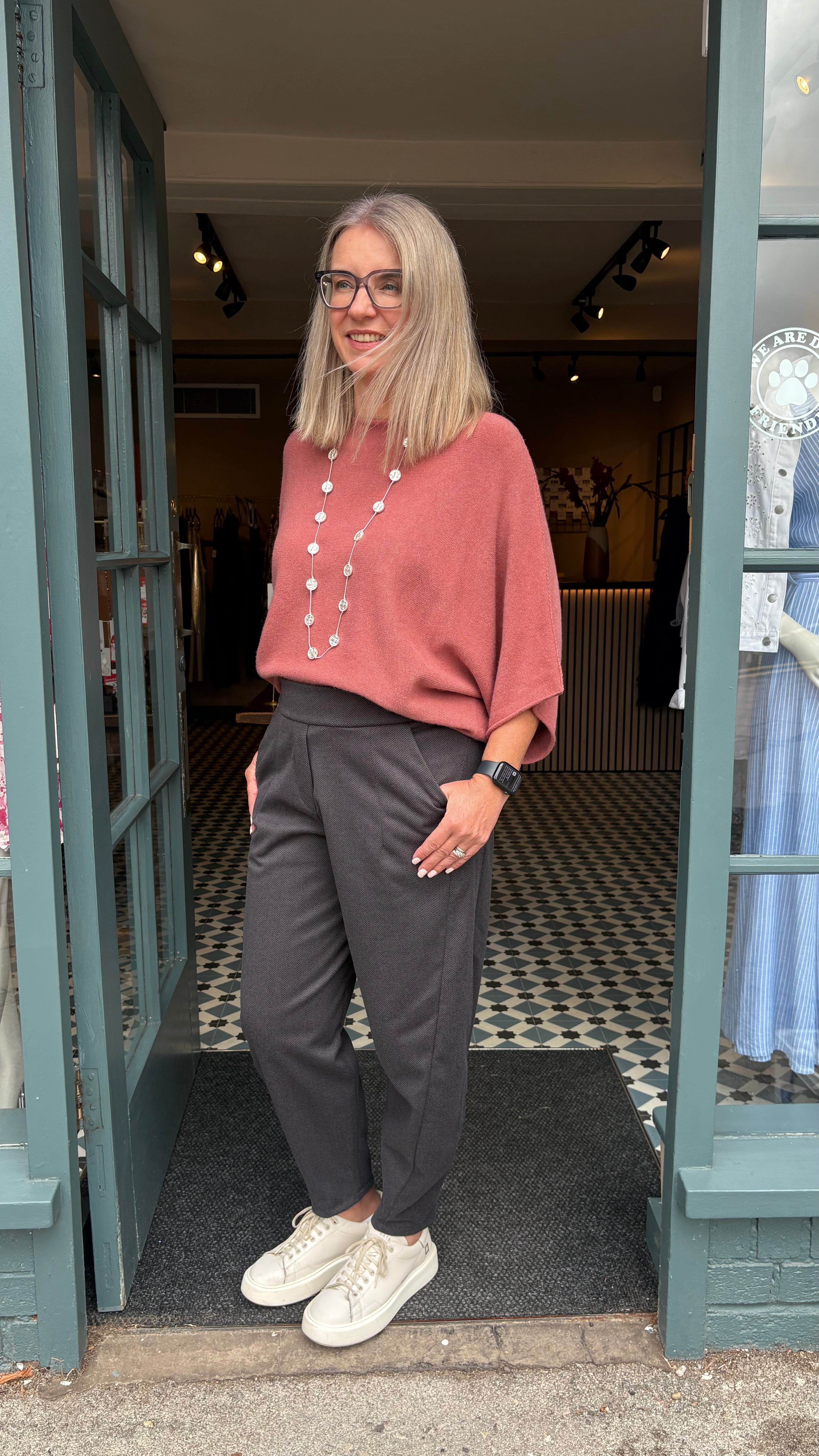Batwing Jumper - Terracotta
