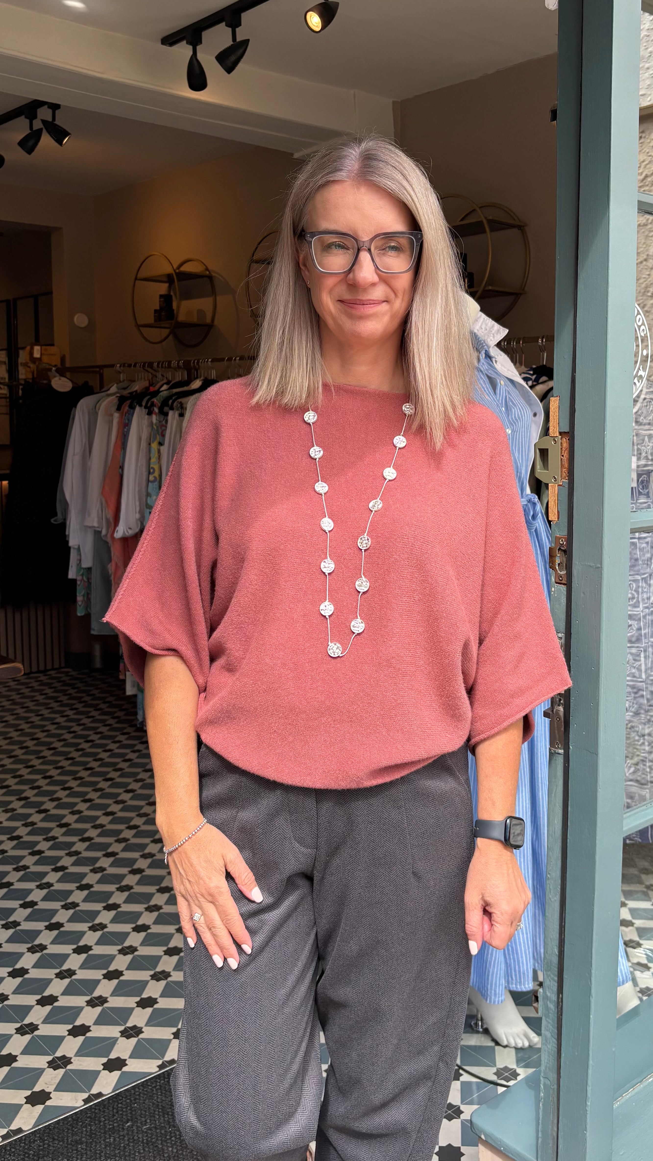 Batwing Jumper - Terracotta