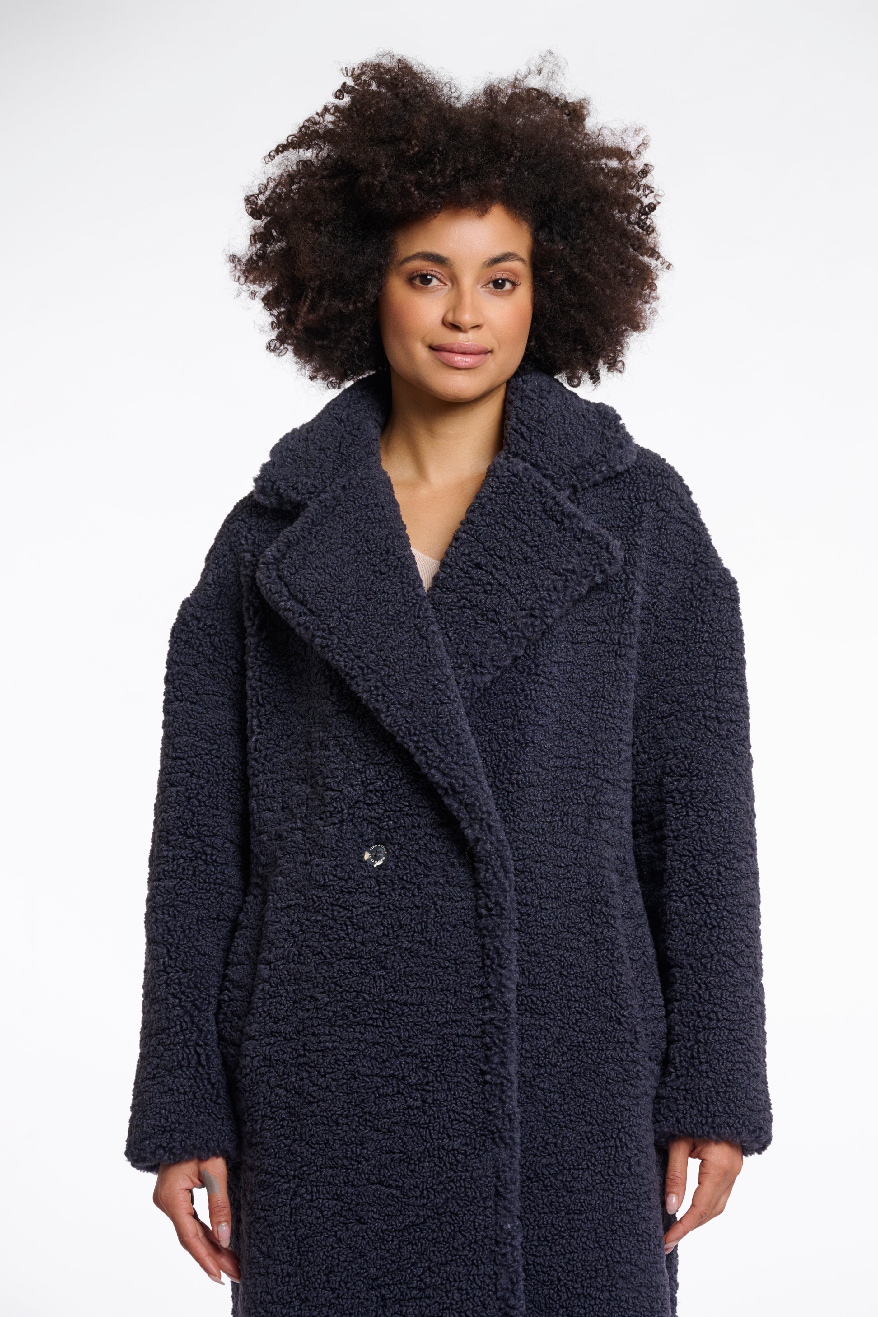 Elicia Teddy Coat - Grey