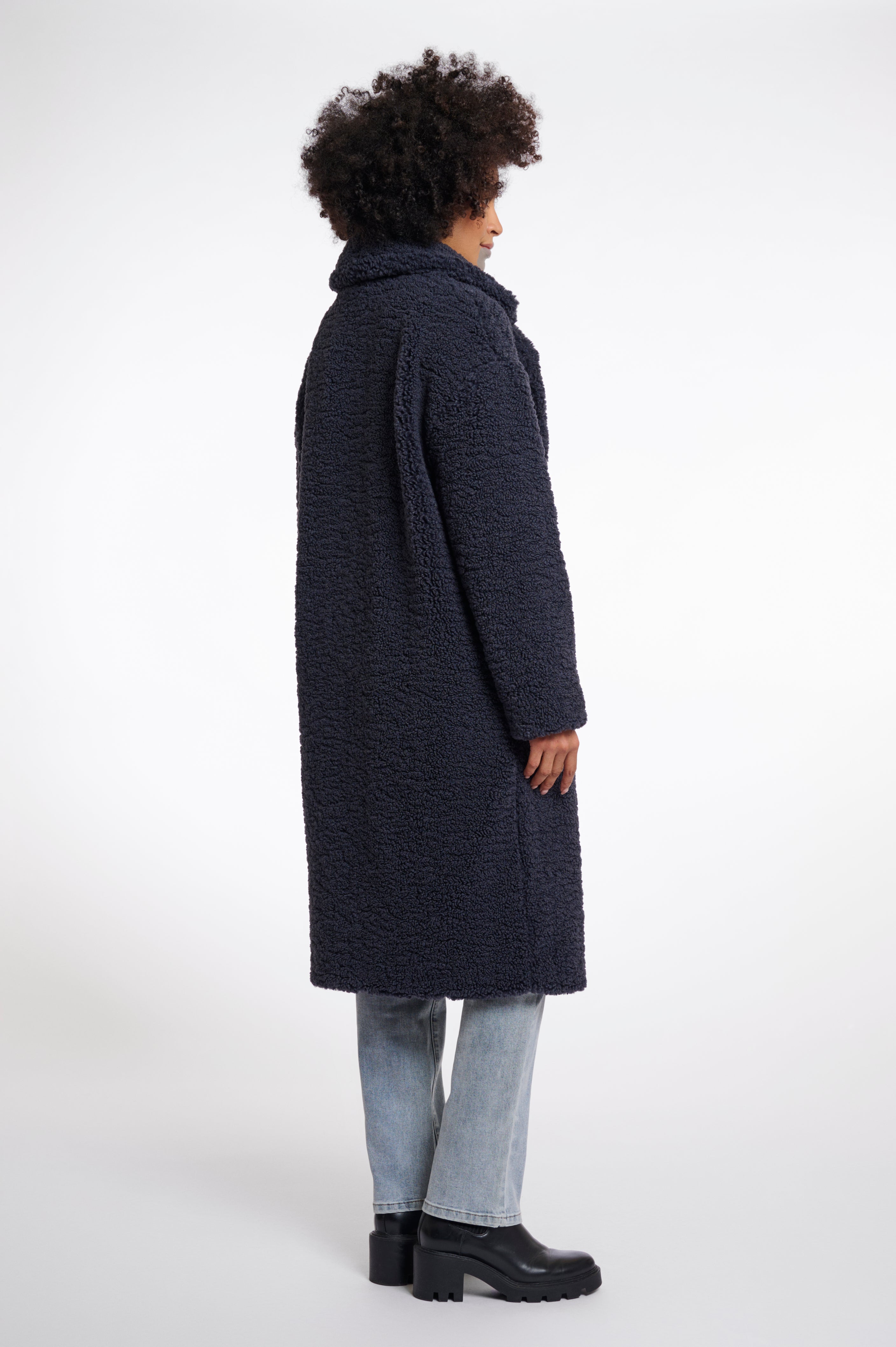 Elicia Teddy Coat - Grey
