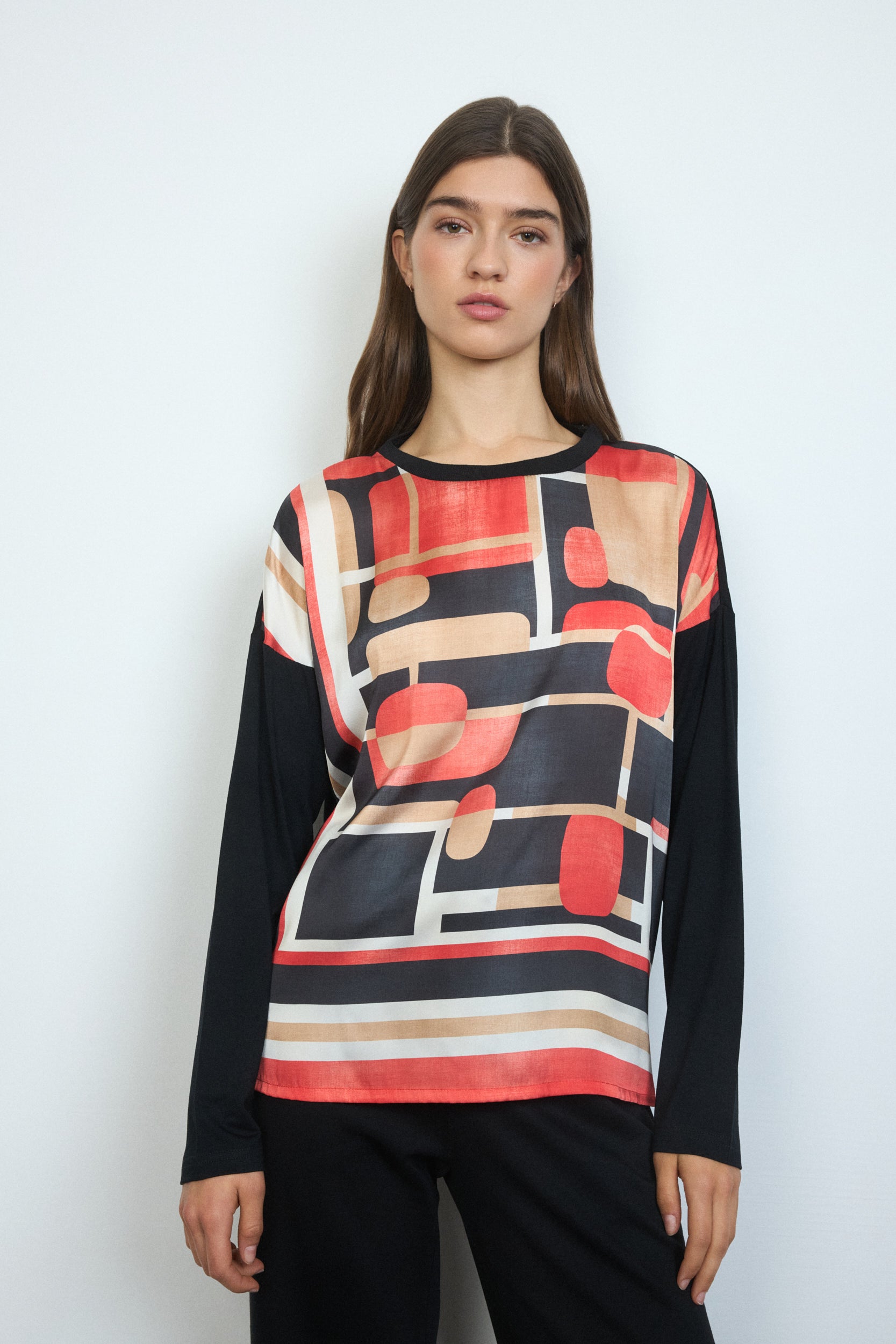Emanuela Long-Sleeved T-shirt - Multi