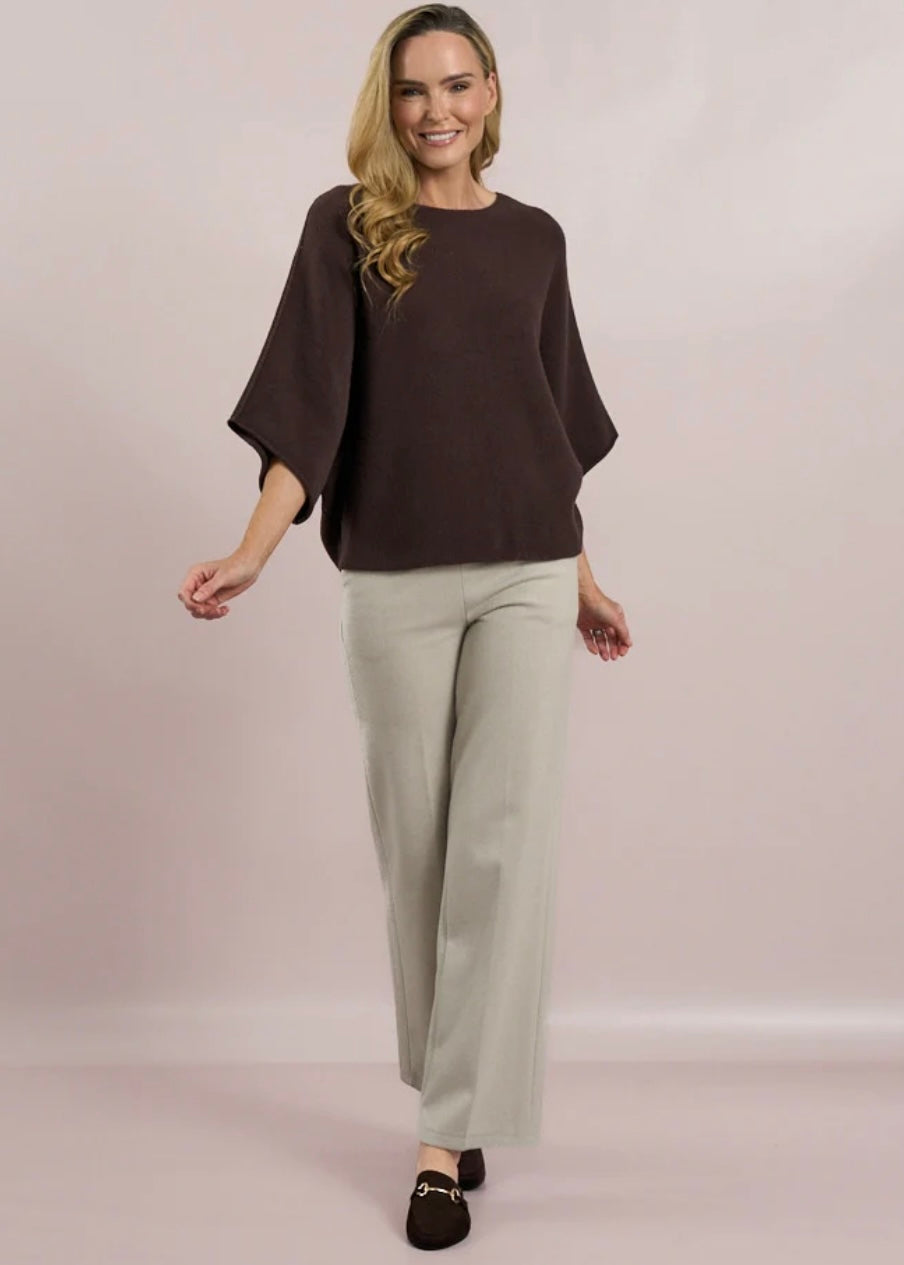 Batwing Jumper - Chocolate