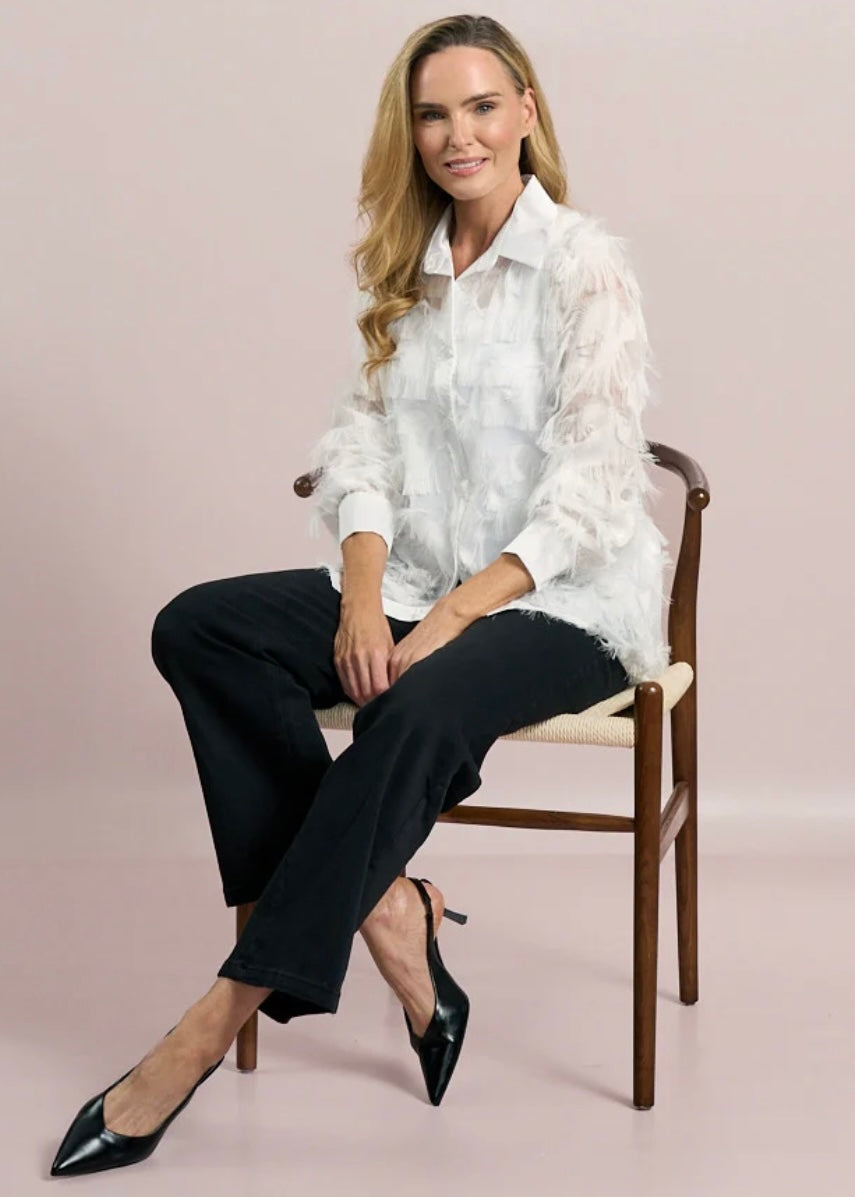 Fringed Shirt - White