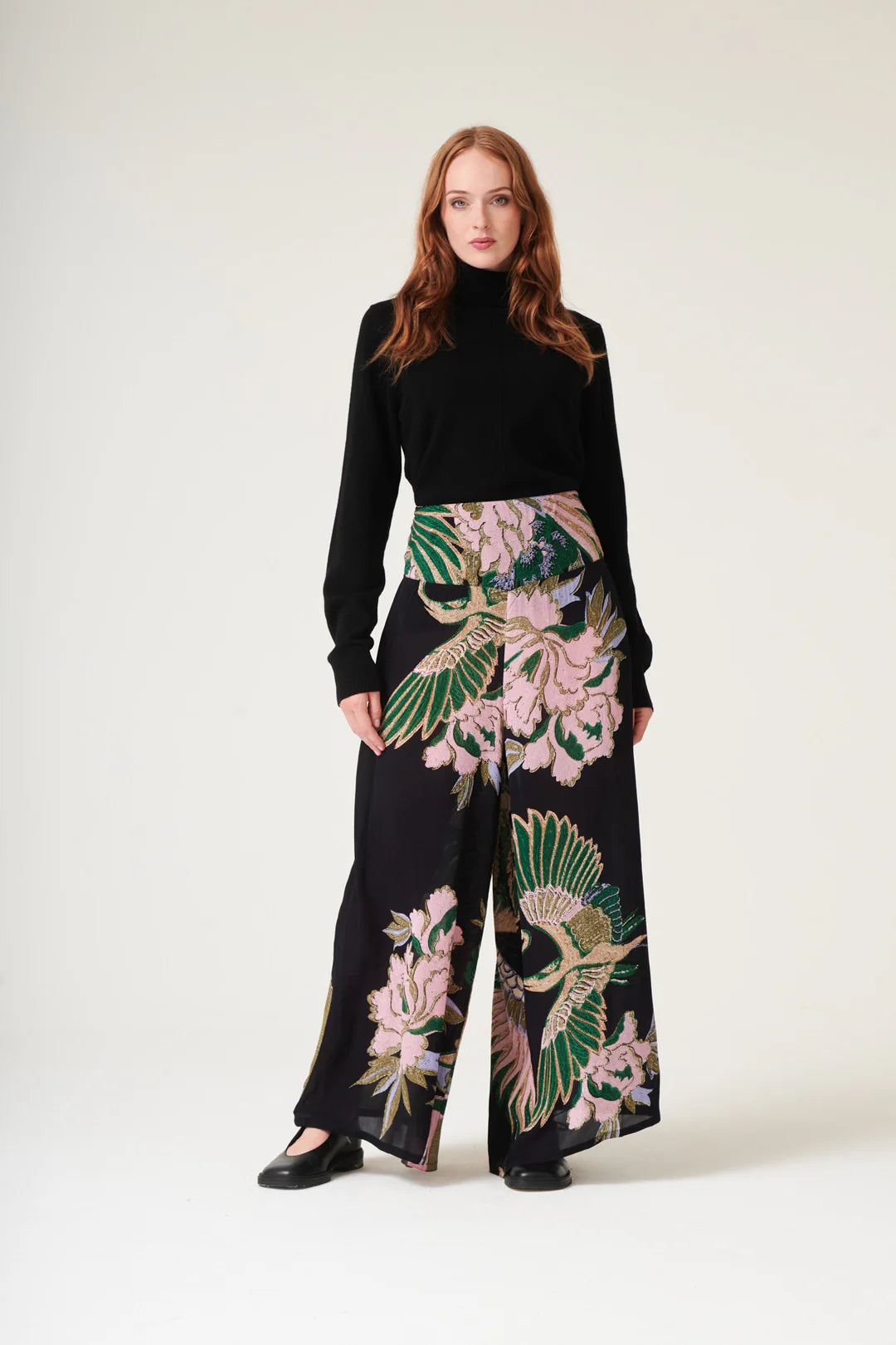 Crane Palazzo Trousers - Multi
