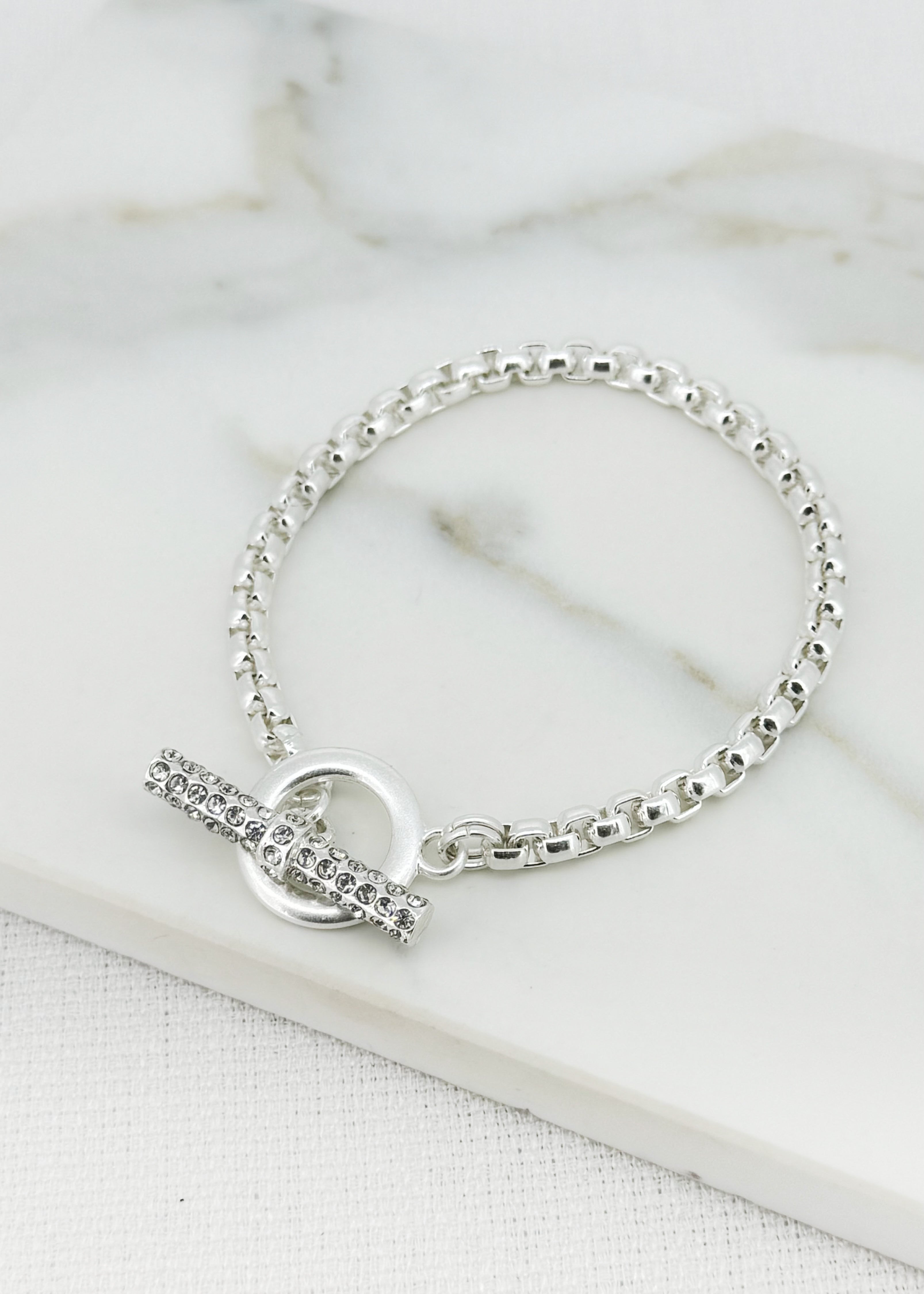 T-bar bracelet - Silver