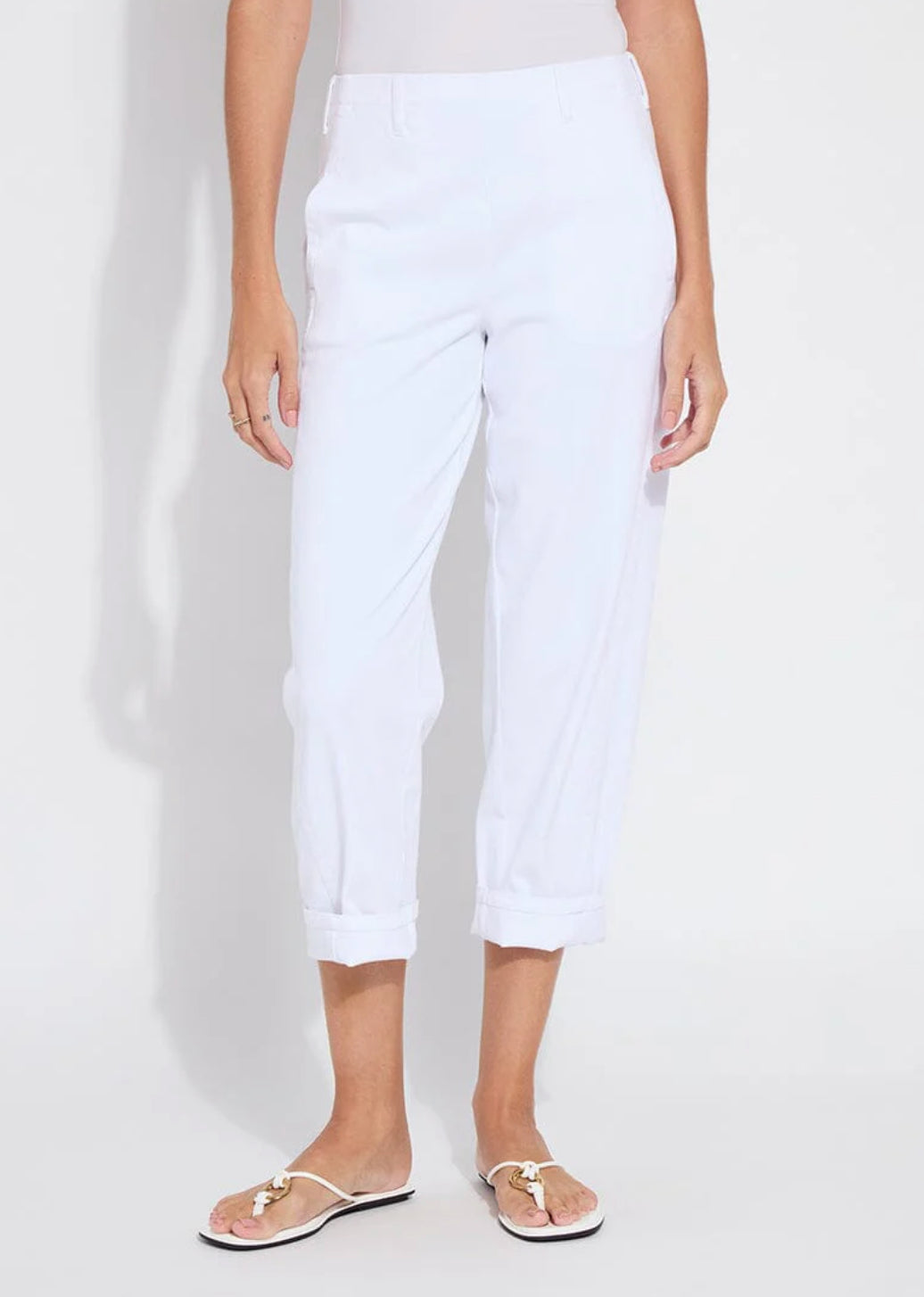 Barrel Leg Jean - White