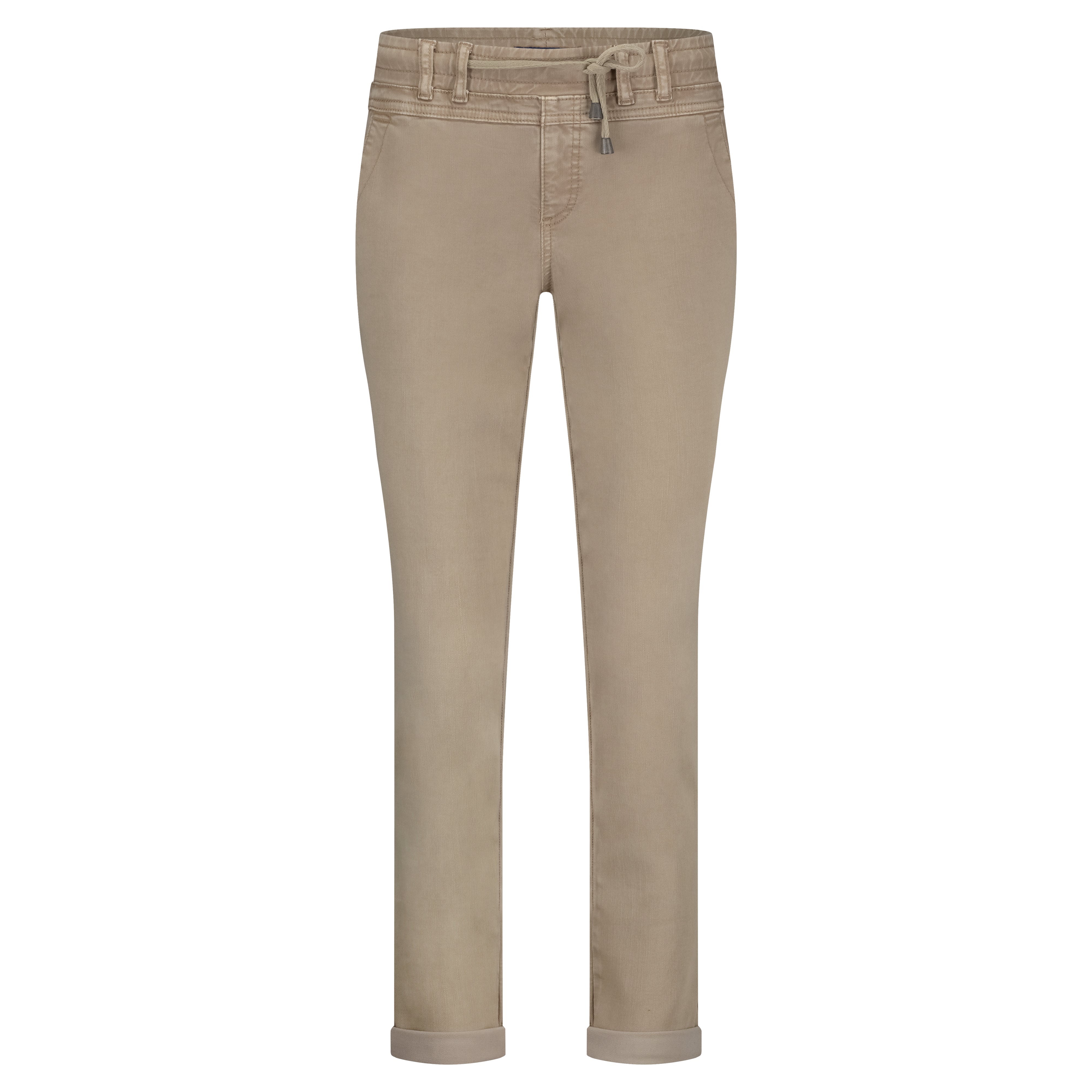 Tessy Slub Twill Trousers - Latte