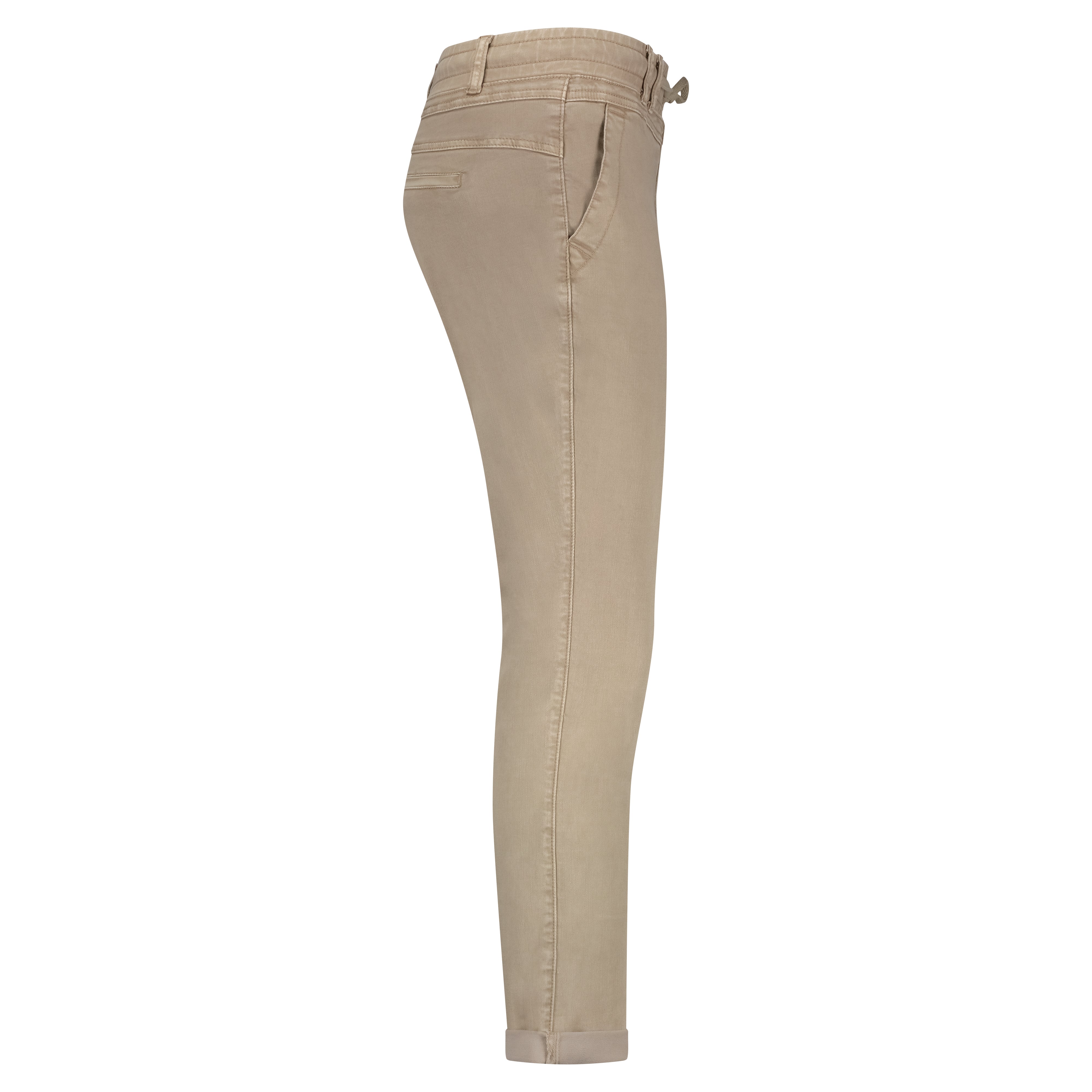 Tessy Slub Twill Trousers - Latte