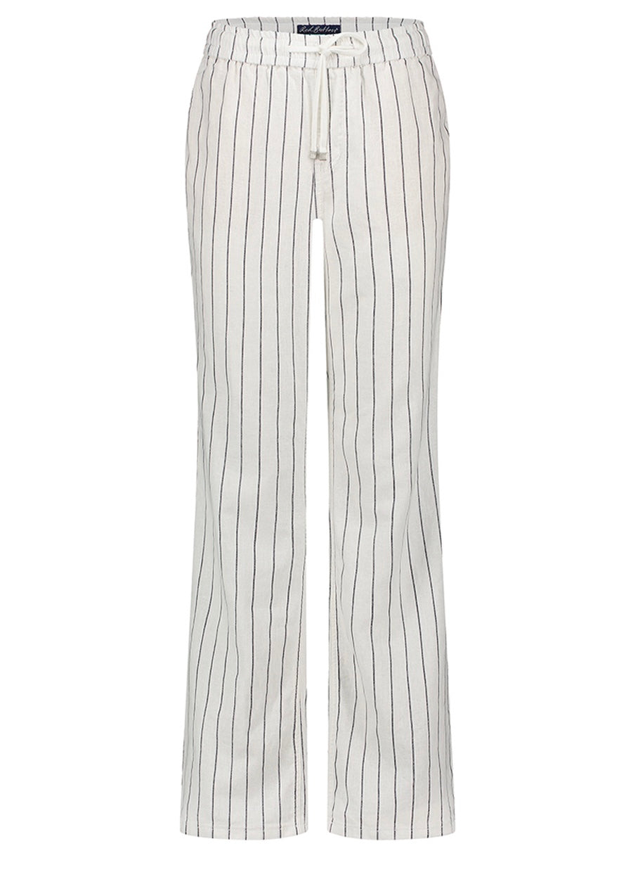 Colette Pinstripe Trouser - Navy
