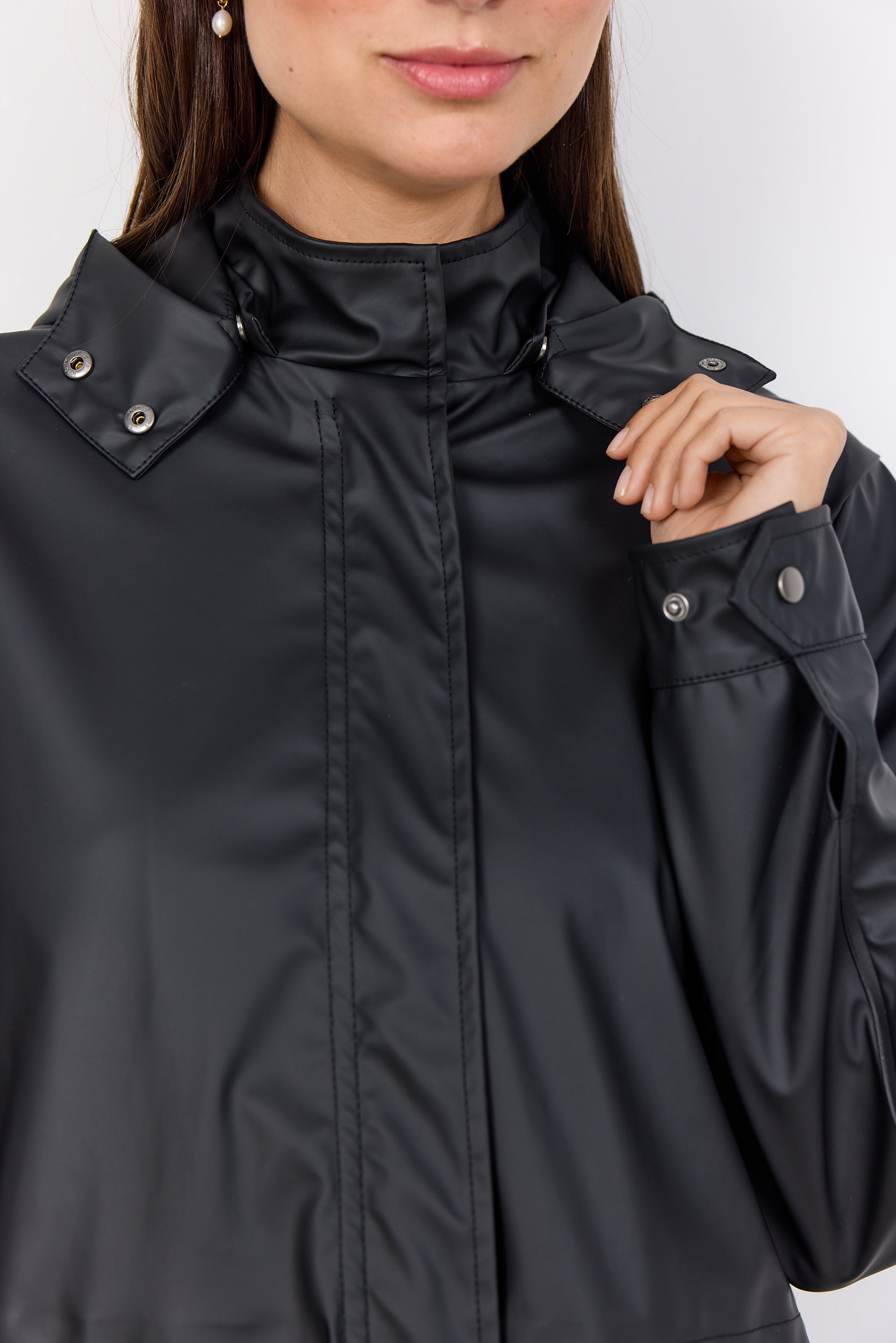 Alexa Waterproof Parka  - Black