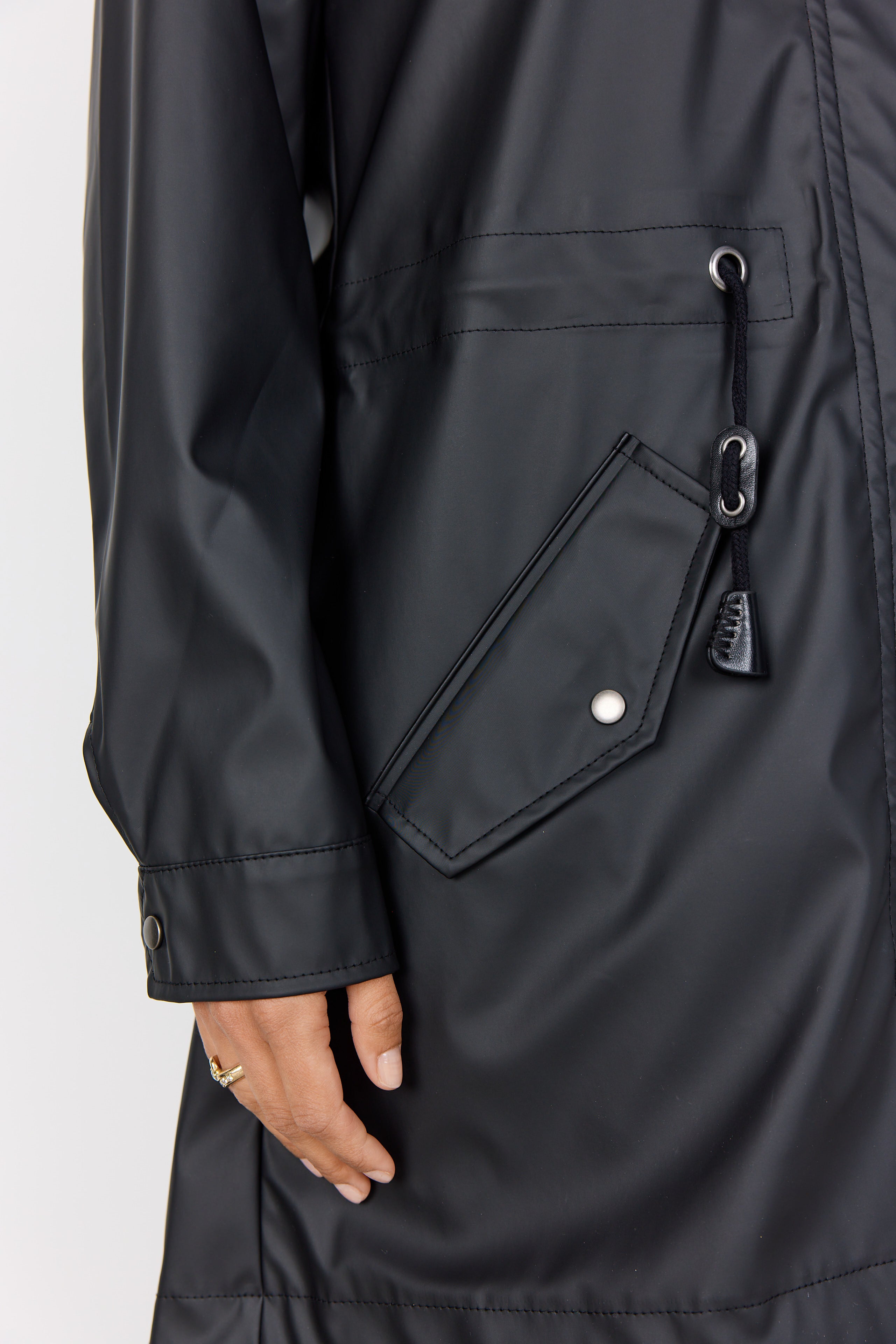Alexa Waterproof Parka  - Black