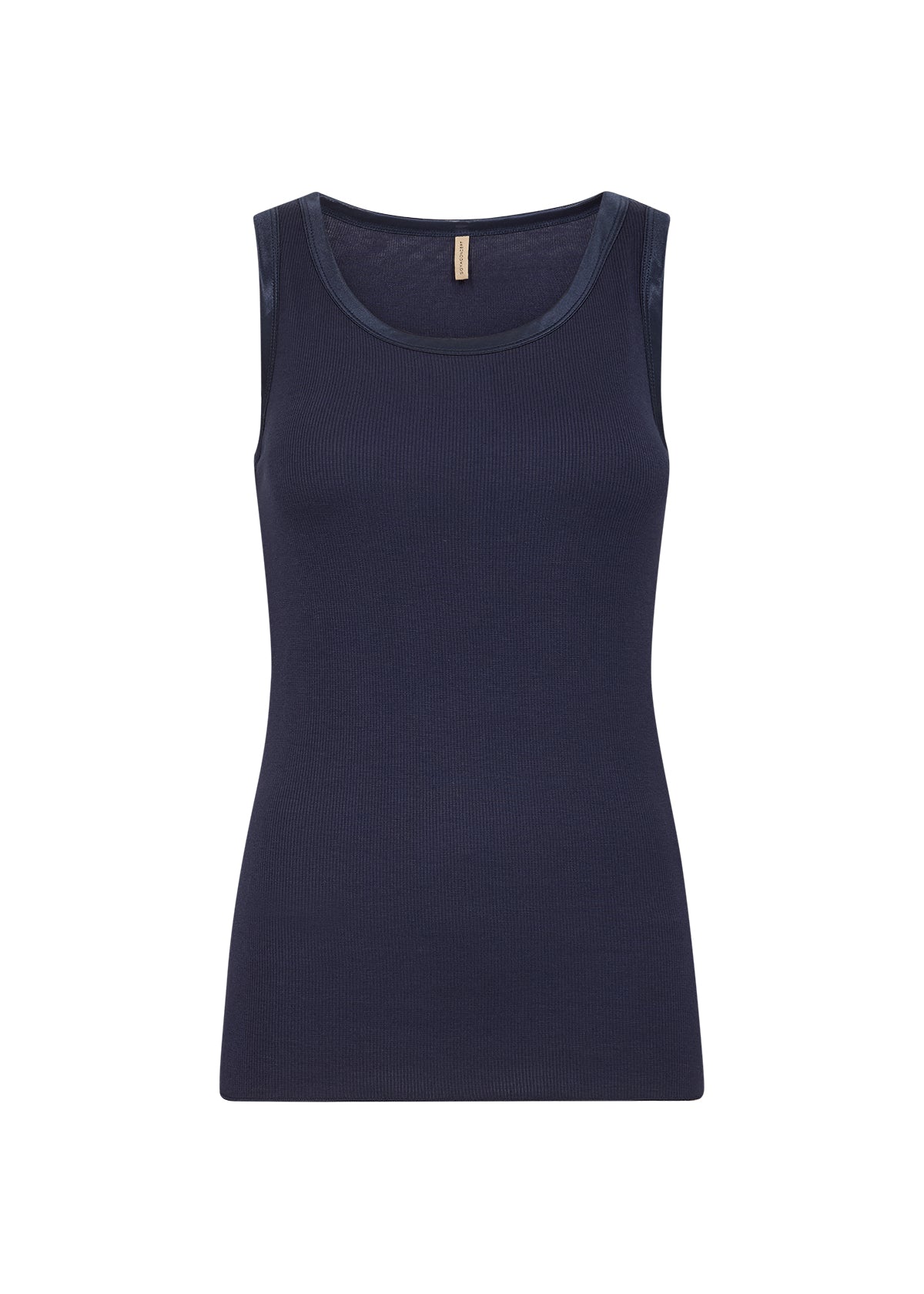 Ryan Vest Top - Navy Blue