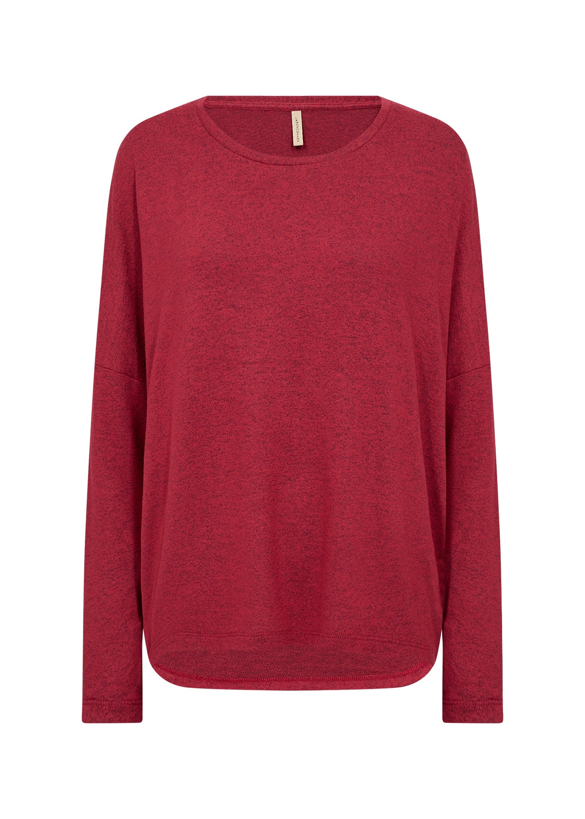 Biara Round Neck Jumper - Chilli Pepper Red