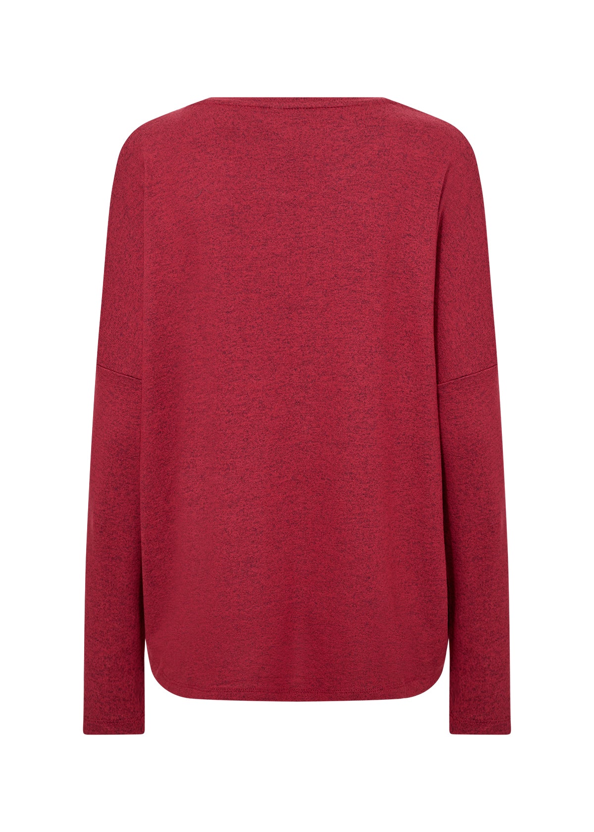 Biara Round Neck Jumper - Chilli Pepper Red