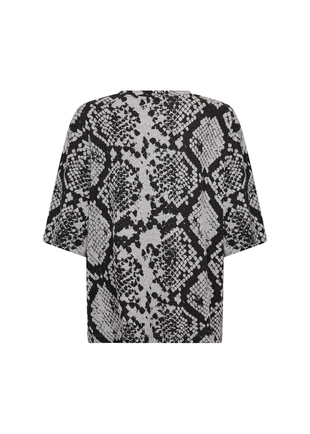 Biara Snakeskin T-Shirt - Grey Mix