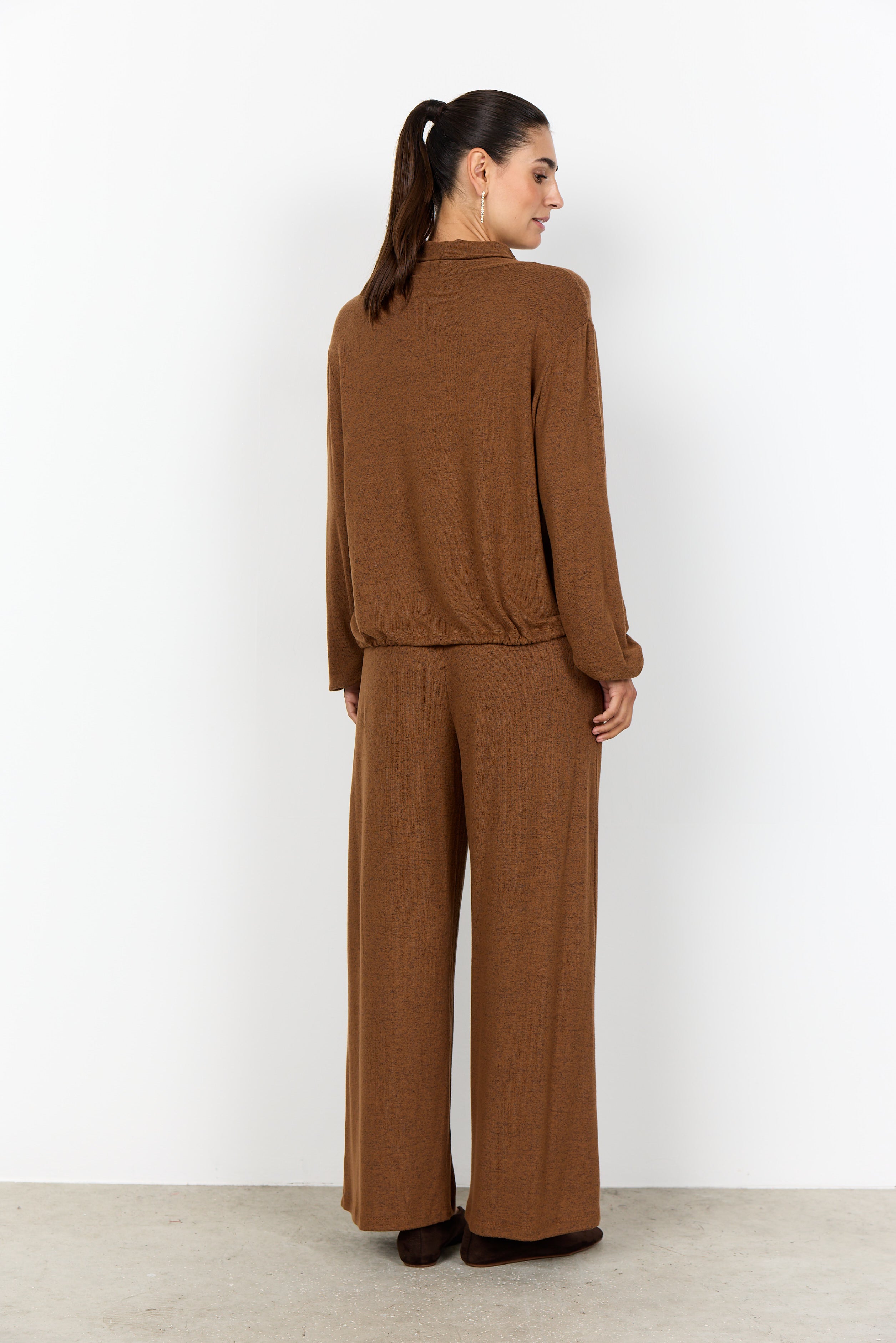 Biara Tie-Waist Jumper - Toffee