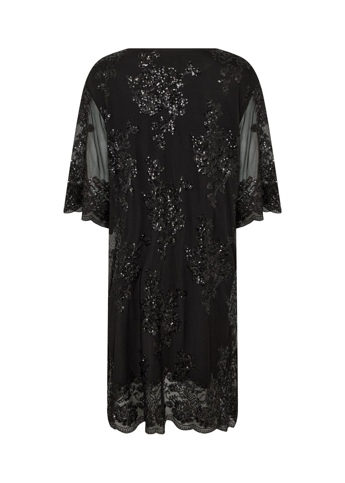 Aube Sequin Dress - Black
