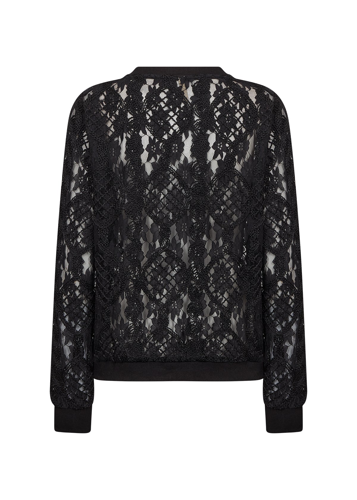 Alham Lace Top - Black