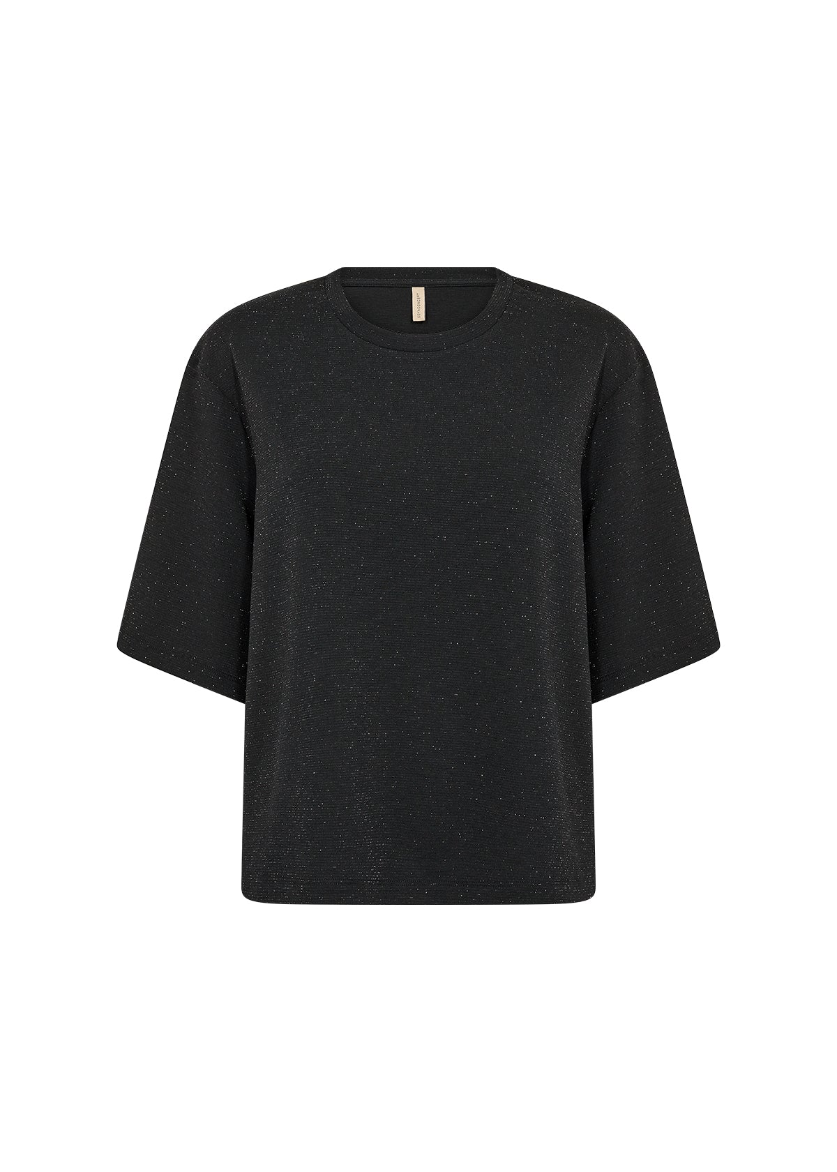 Andine Relaxed Sparkly T-Shirt - Black