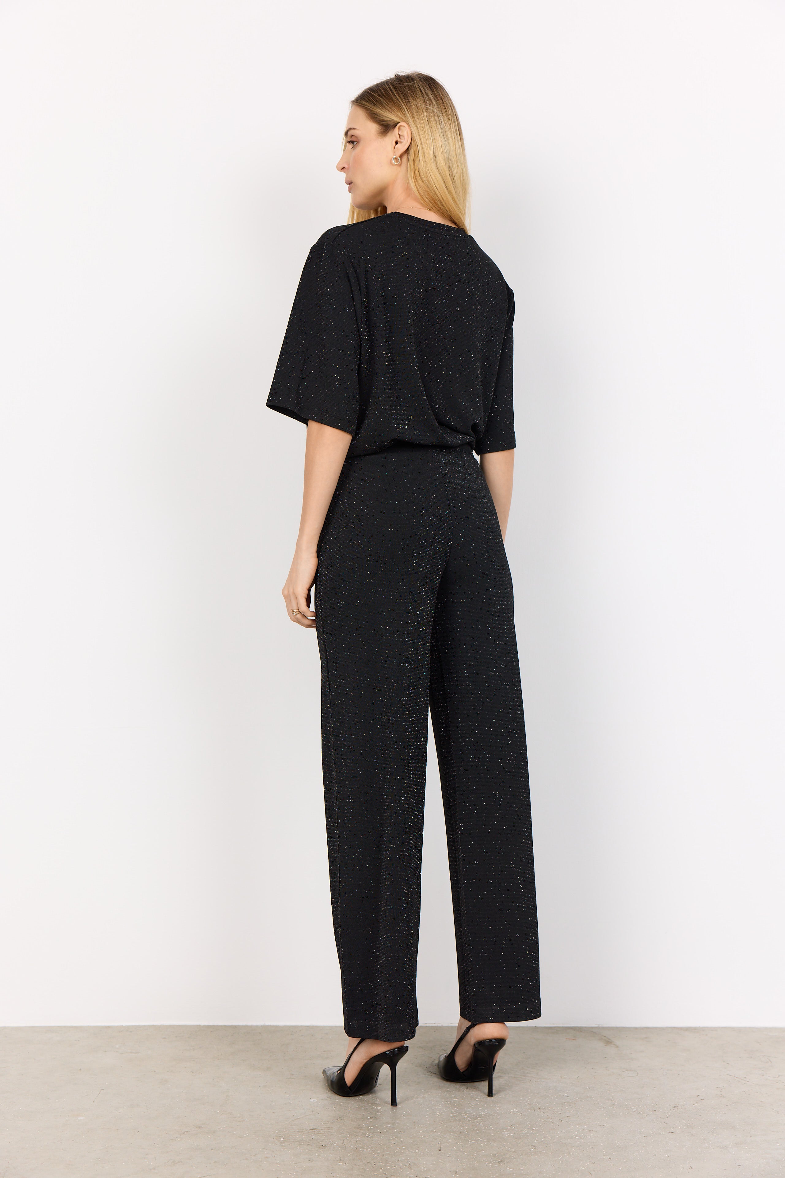 Andine Sparkly Trousers - Black