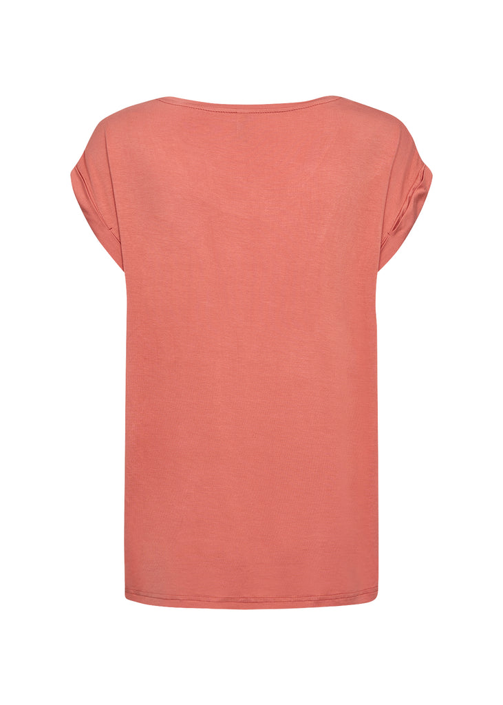 Thilde Top in Coral