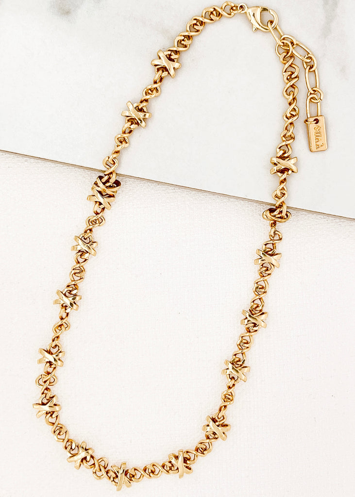 Cross Necklace in Gold