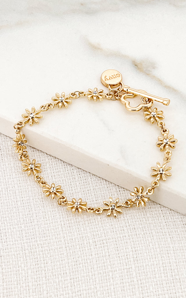Daisy Bracelet in Gold