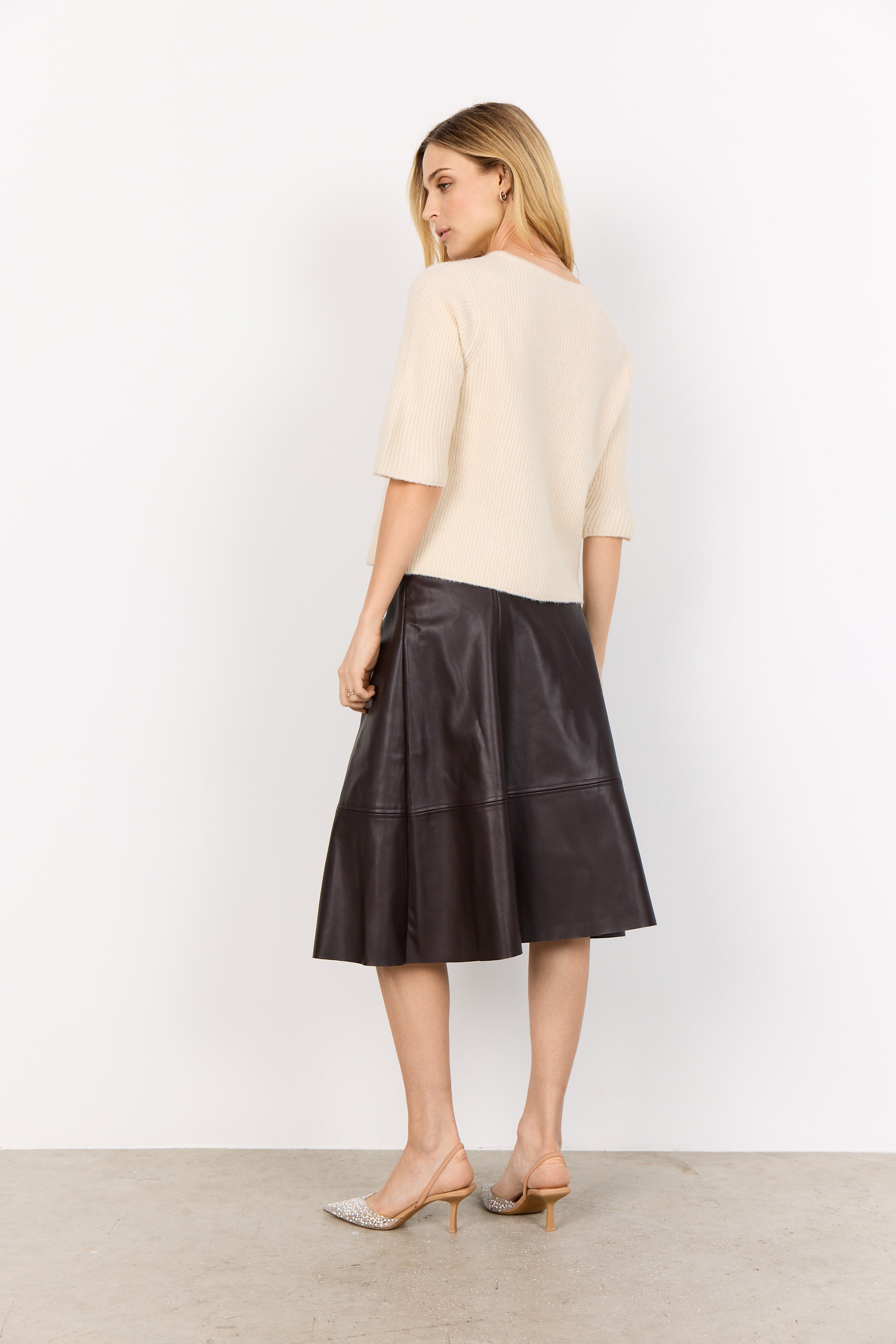 Avalon Ribbed Knit Cardigan - Cream